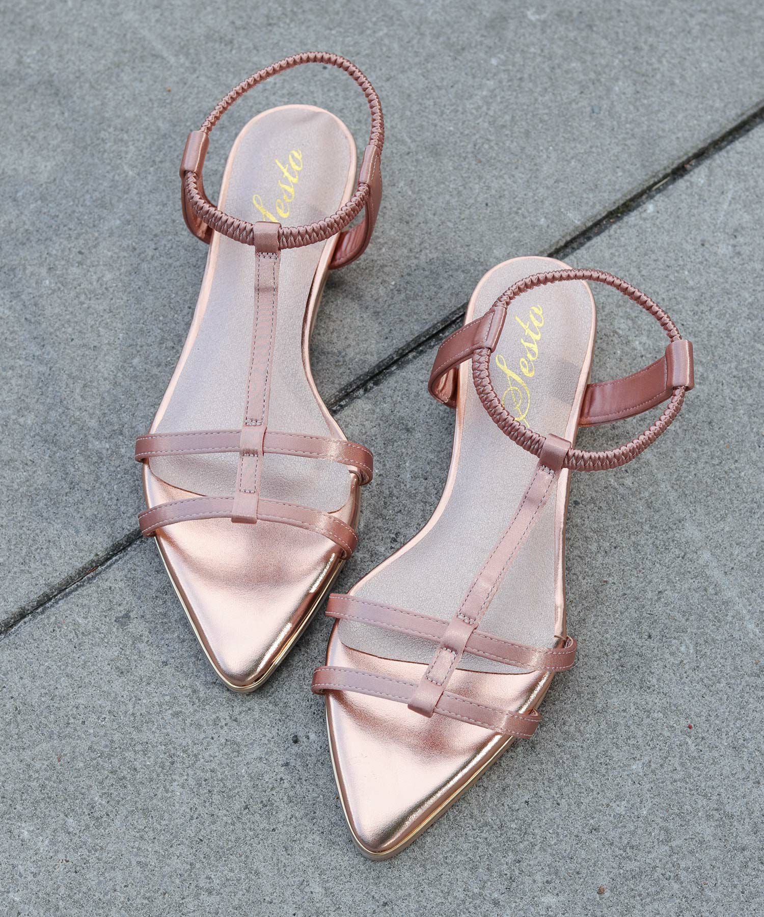 アンクルゴムフィットサテンイージーサンダル Newカラー Newサイズ 一部3月末頃入荷予定