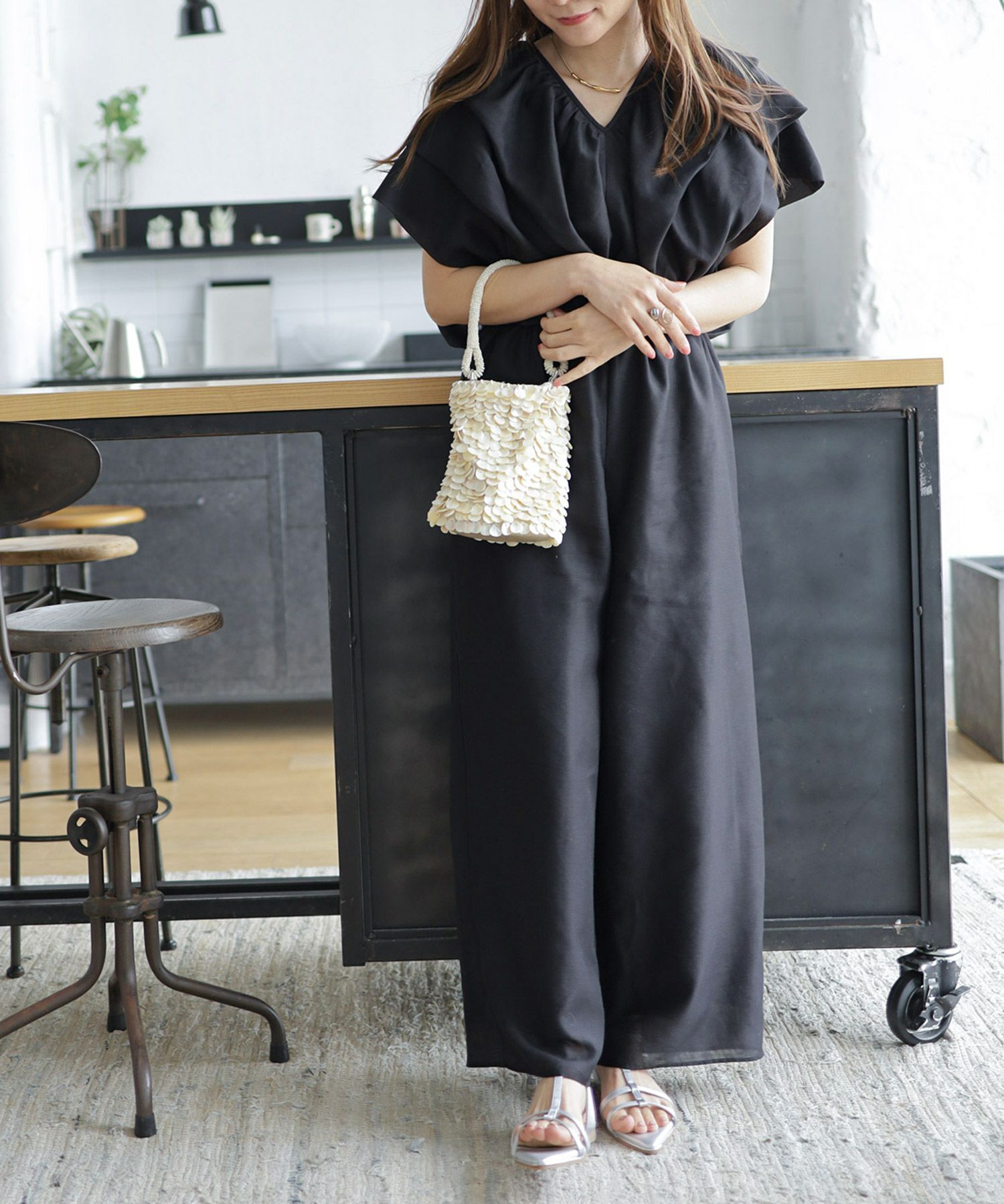 アンクルゴムフィットサテンイージーサンダル Newカラー Newサイズ 一部3月末頃入荷予定