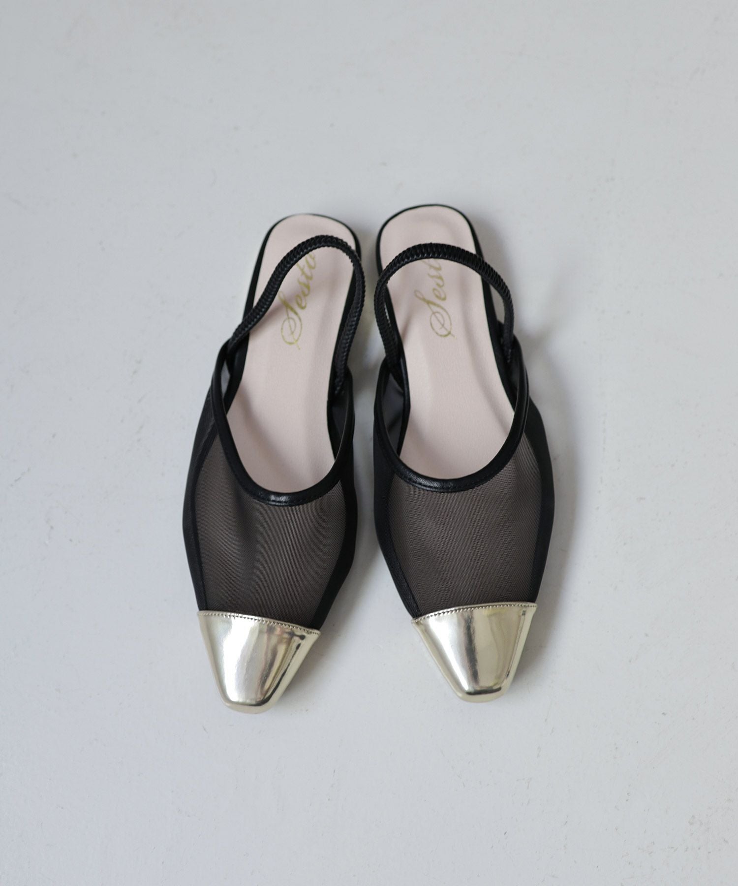 シースルーゴムフィット2wayミュールサンダル Newサイズ