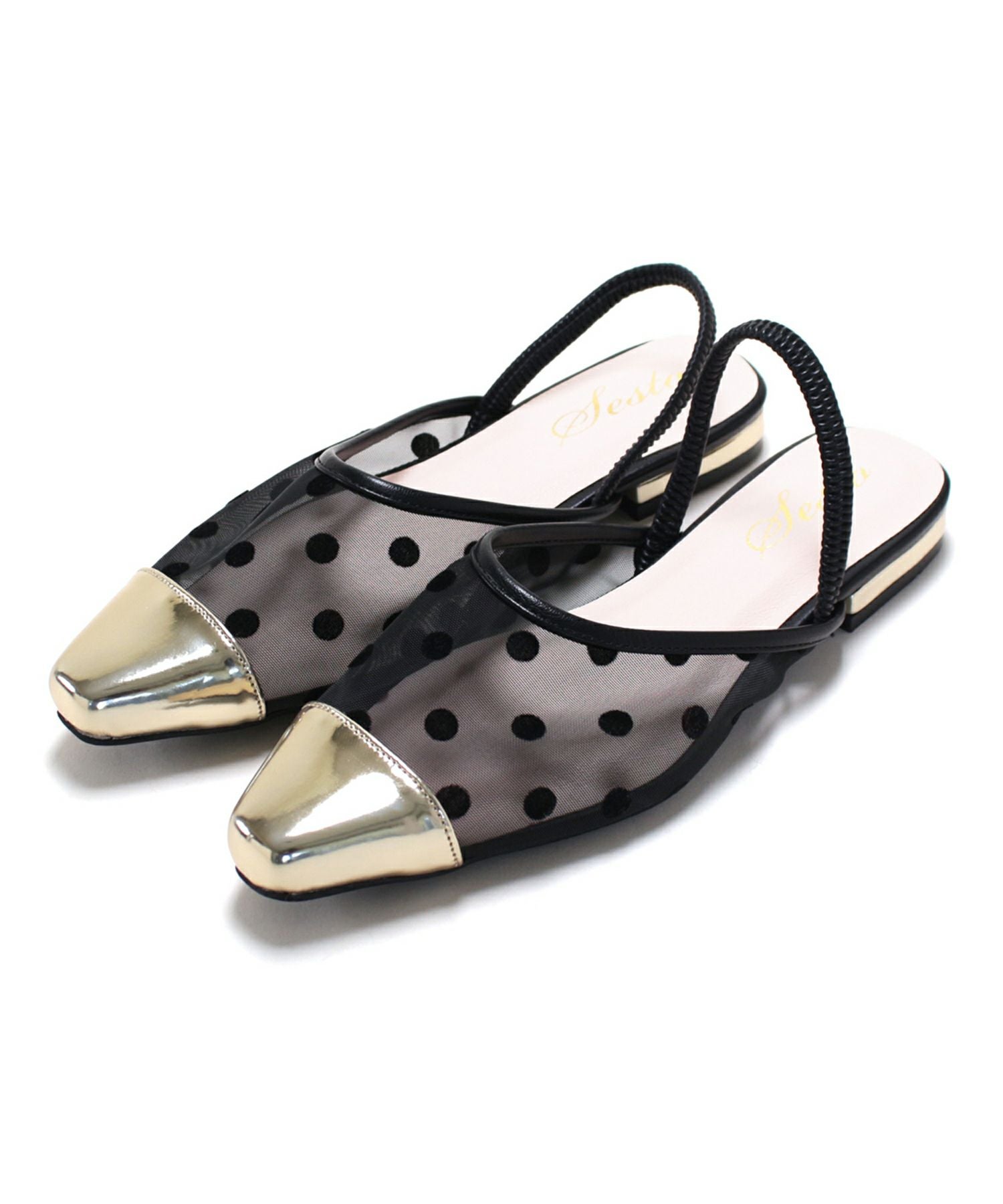 シースルーゴムフィット2wayミュールサンダル Newサイズ