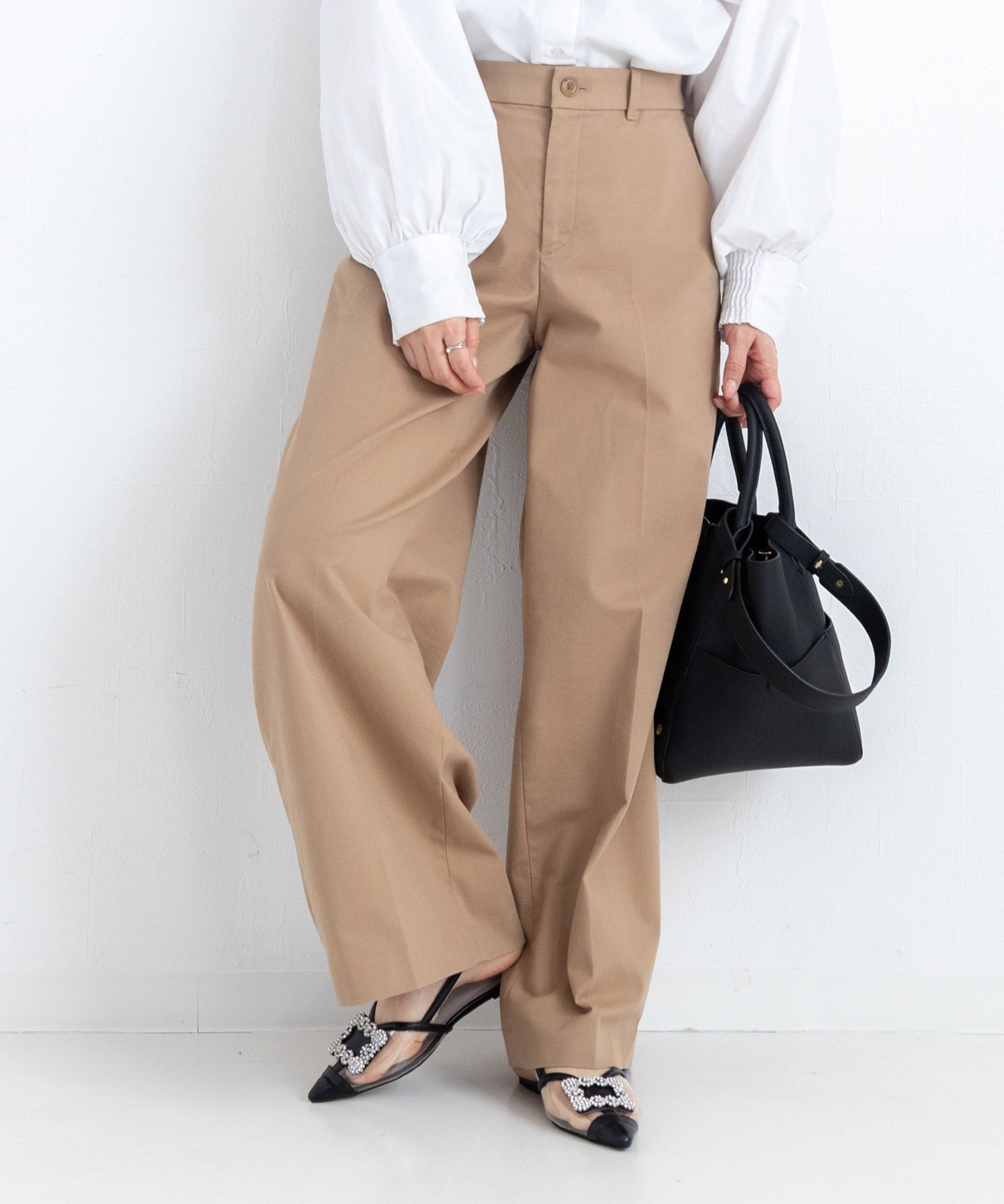 ビジュー付きクリアサンダル▲返品不可