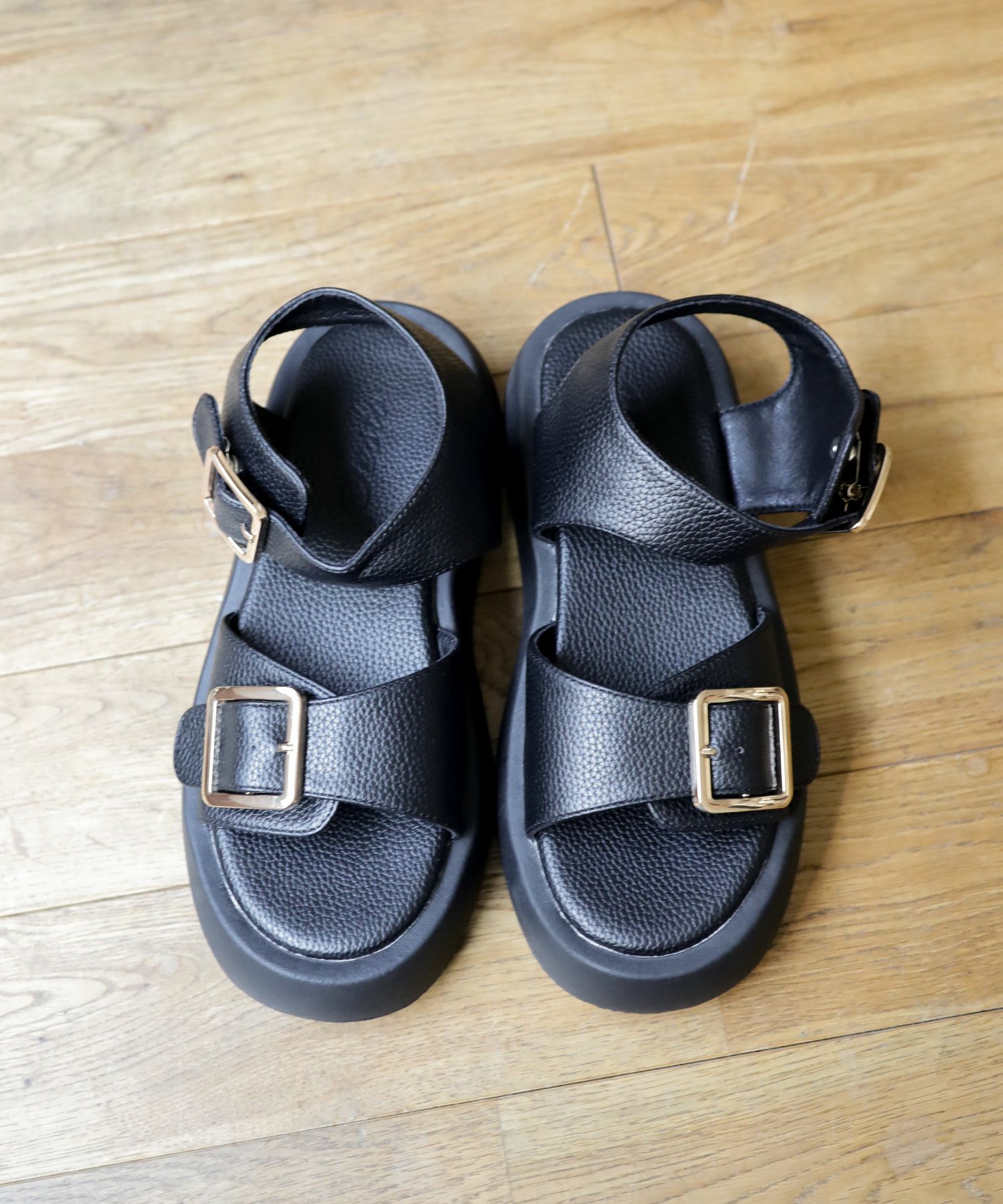 ダブルベルト厚底サンダル | SESTO(セスト)|レディースシューズ公式通販