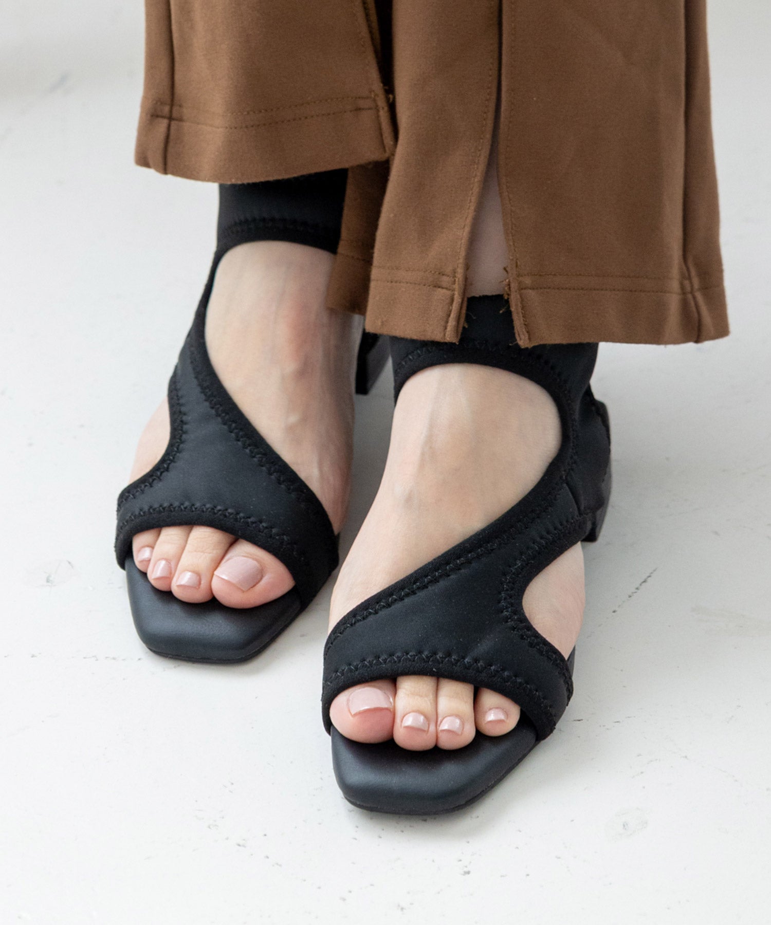 ストレッチフィットサンダル ▲返品不可