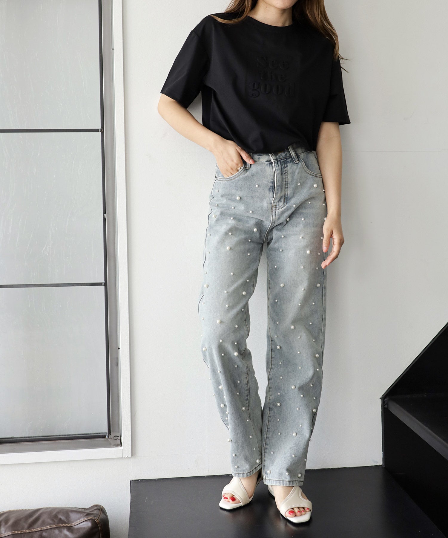 ストレッチフィットサンダル ▲返品不可