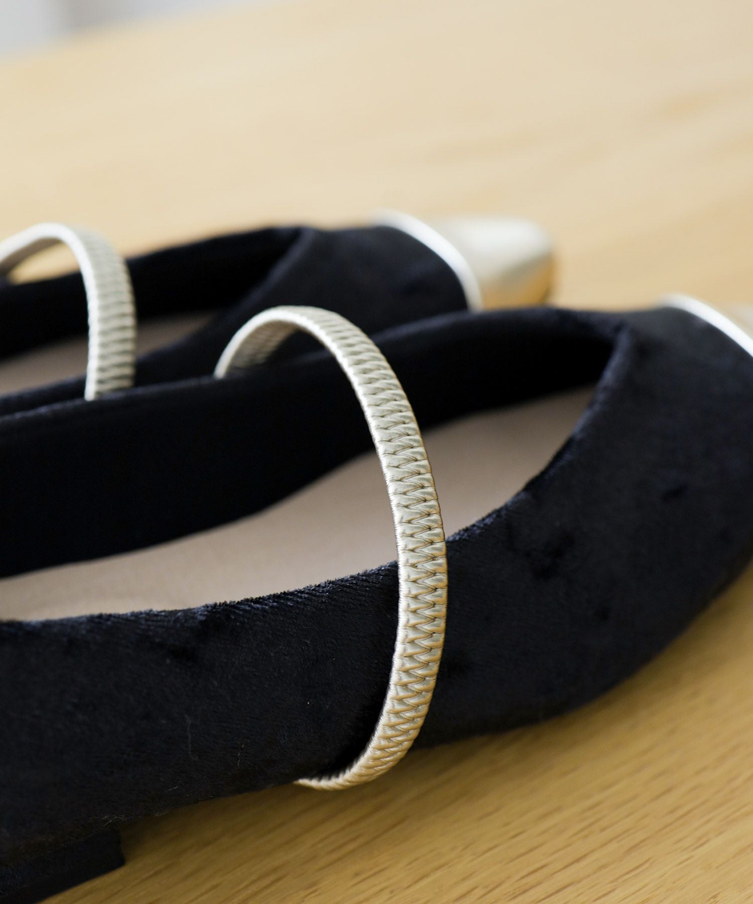 シャイニーベロアメリージェーンパンプス▲返品不可