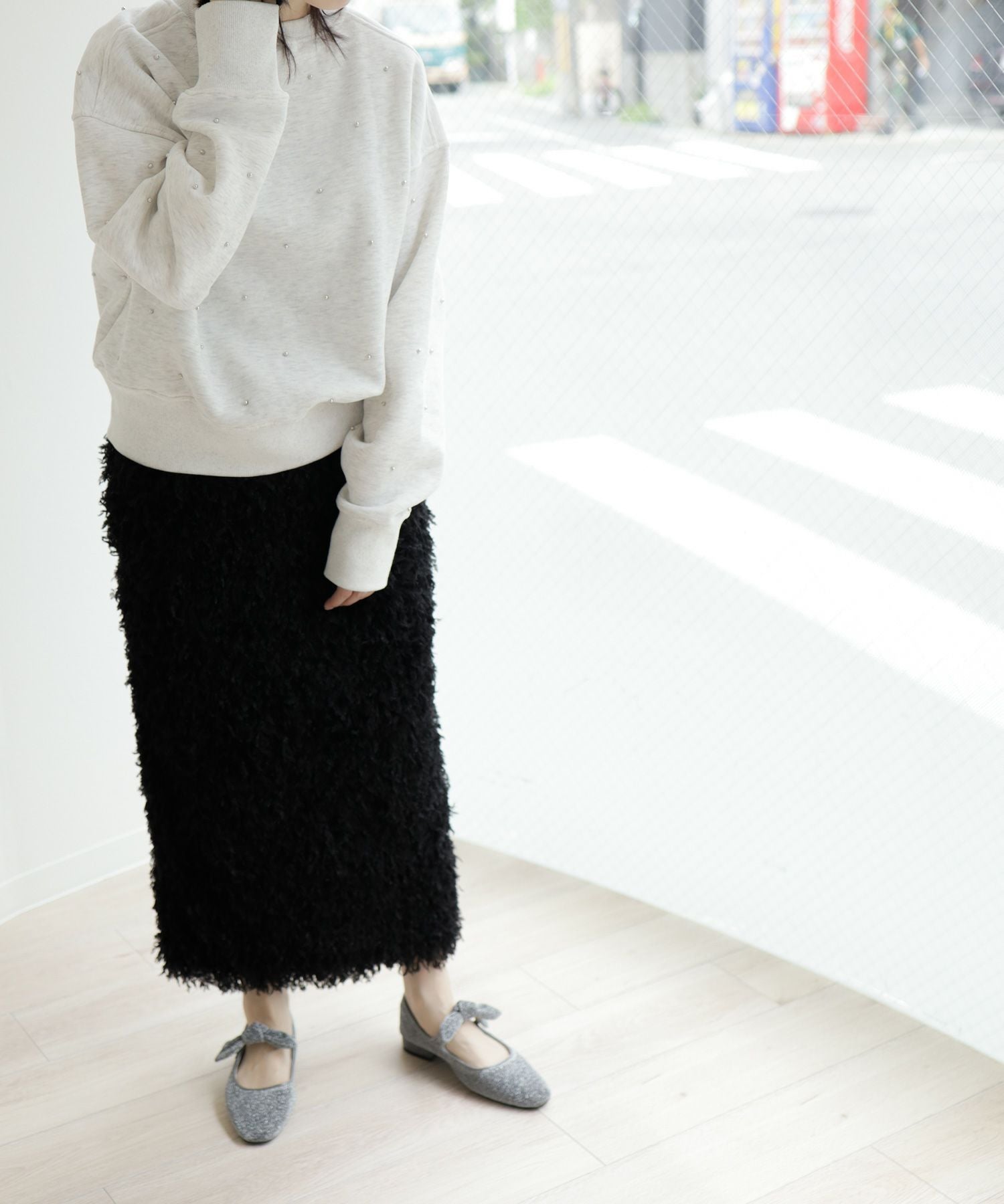 取り外し可能リボン付きメリージェーンパンプス▲返品不可