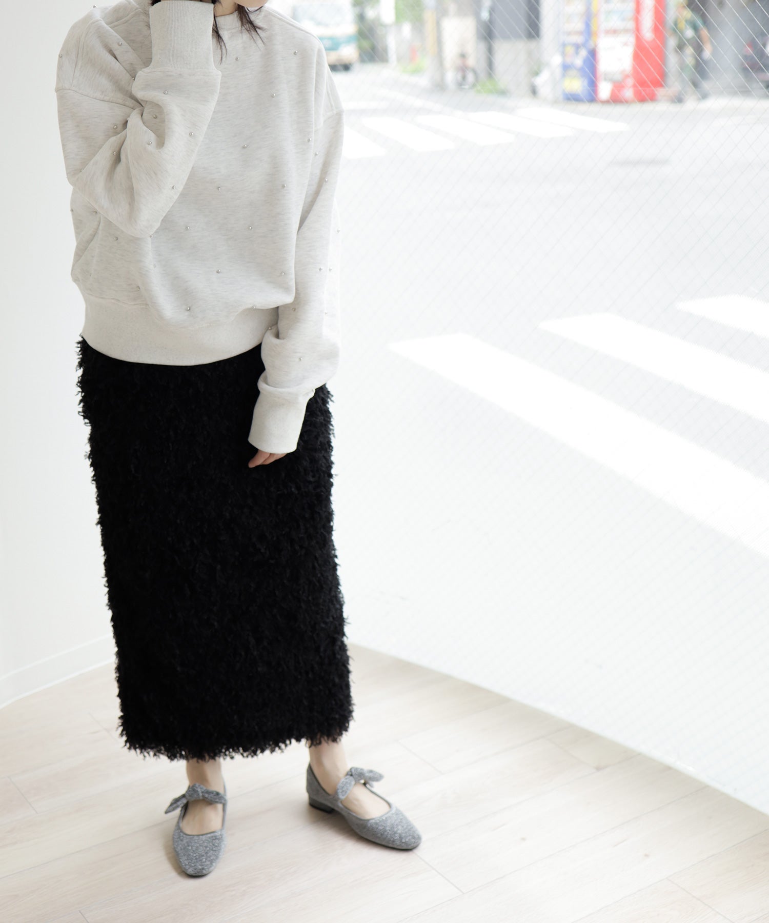 取り外し可能リボン付きメリージェーンパンプス▲返品不可