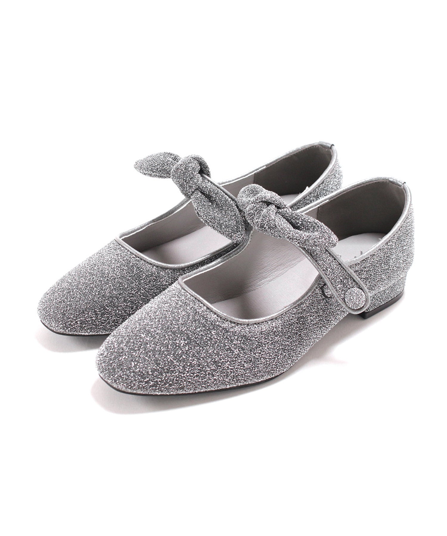 取り外し可能リボン付きメリージェーンパンプス▲返品不可