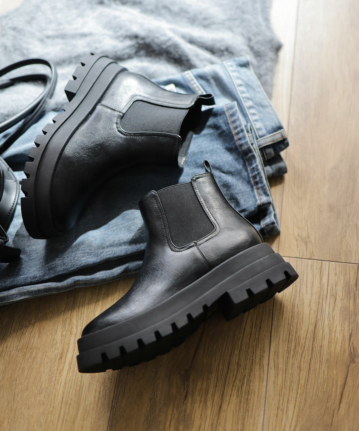 サイドゴアショートチェルシーブーツ△返品不可 | SESTO(セスト