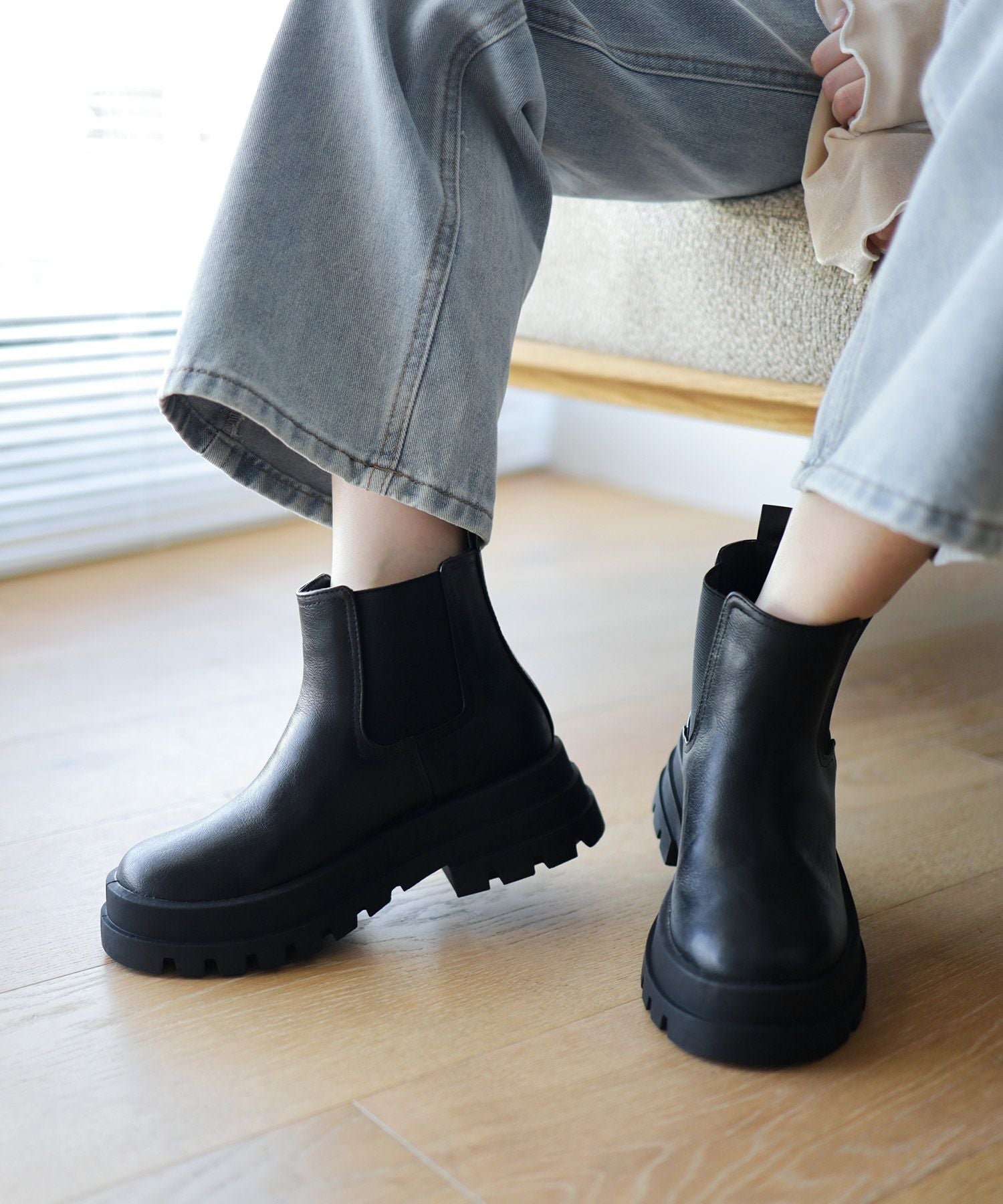 サイドゴアショートチェルシーブーツ△返品不可 | SESTO(セスト