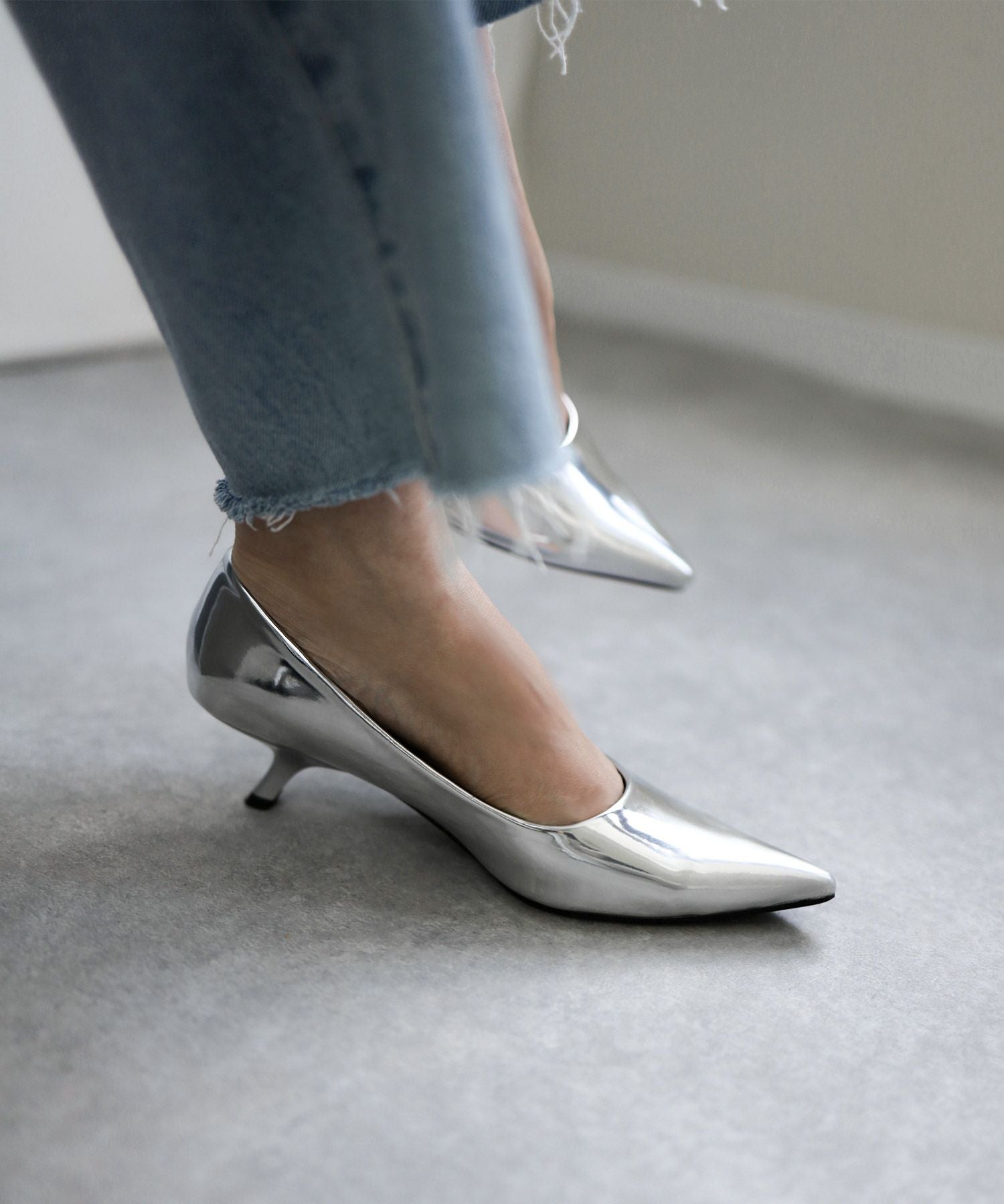 カーブヒールポインテッドトゥパンプス | SESTO(セスト)|レディース