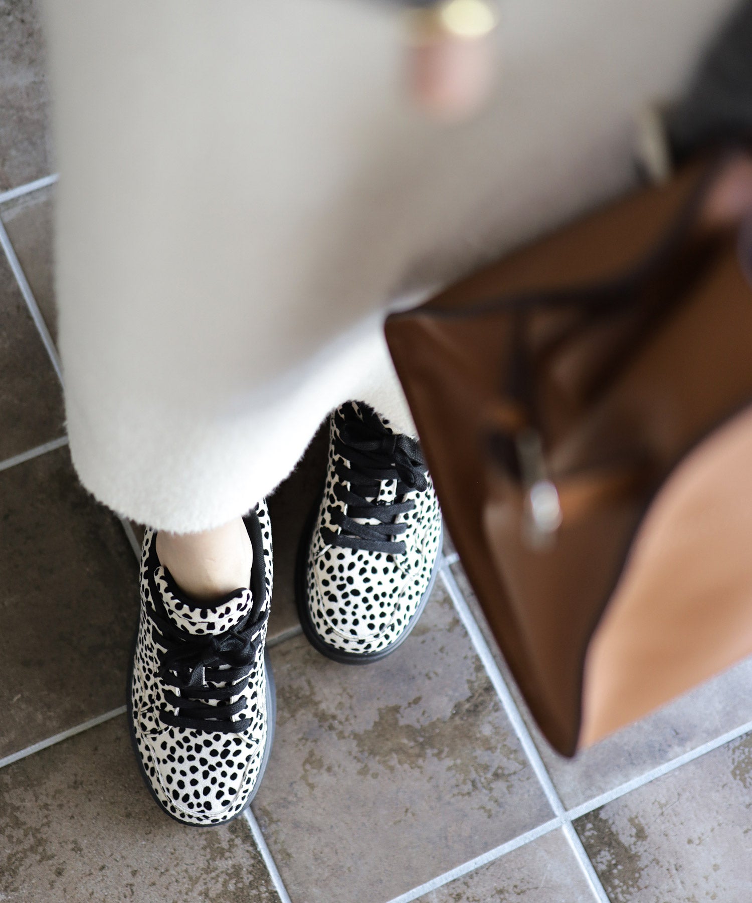 軽量厚底レースアップボリュームスニーカー ▲返品不可