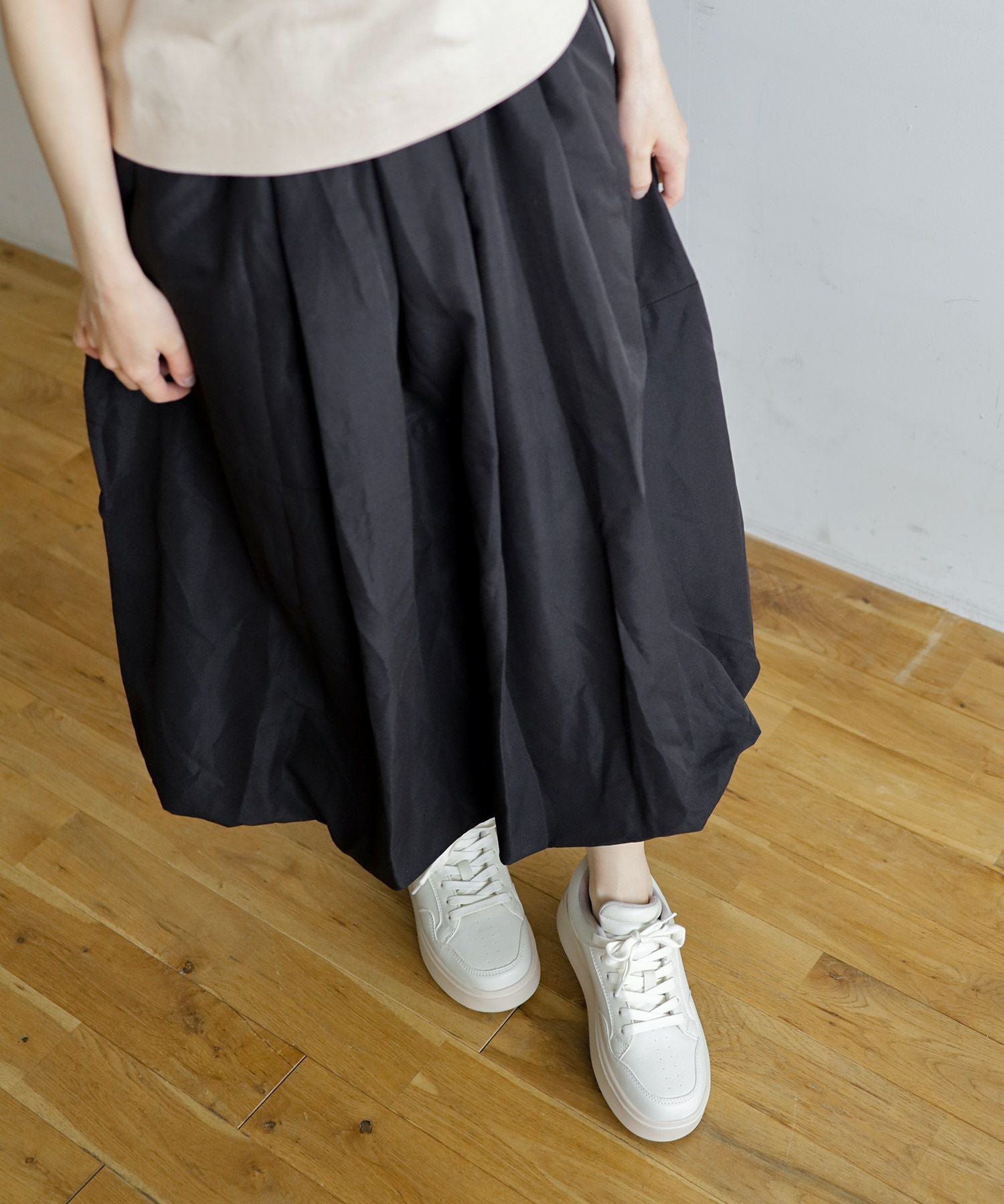 軽量厚底レースアップボリュームスニーカー ▲返品不可