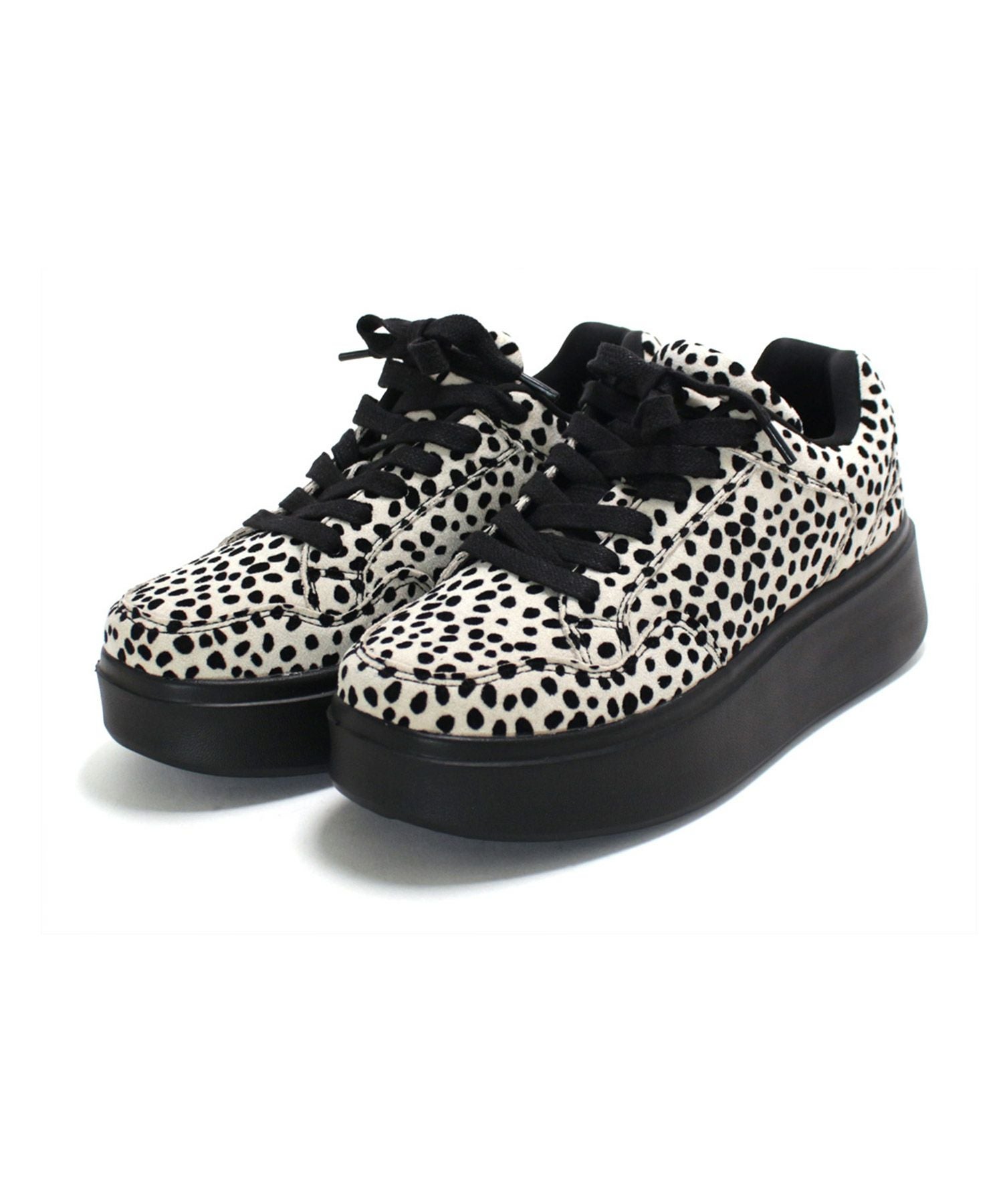 軽量厚底レースアップボリュームスニーカー ▲返品不可