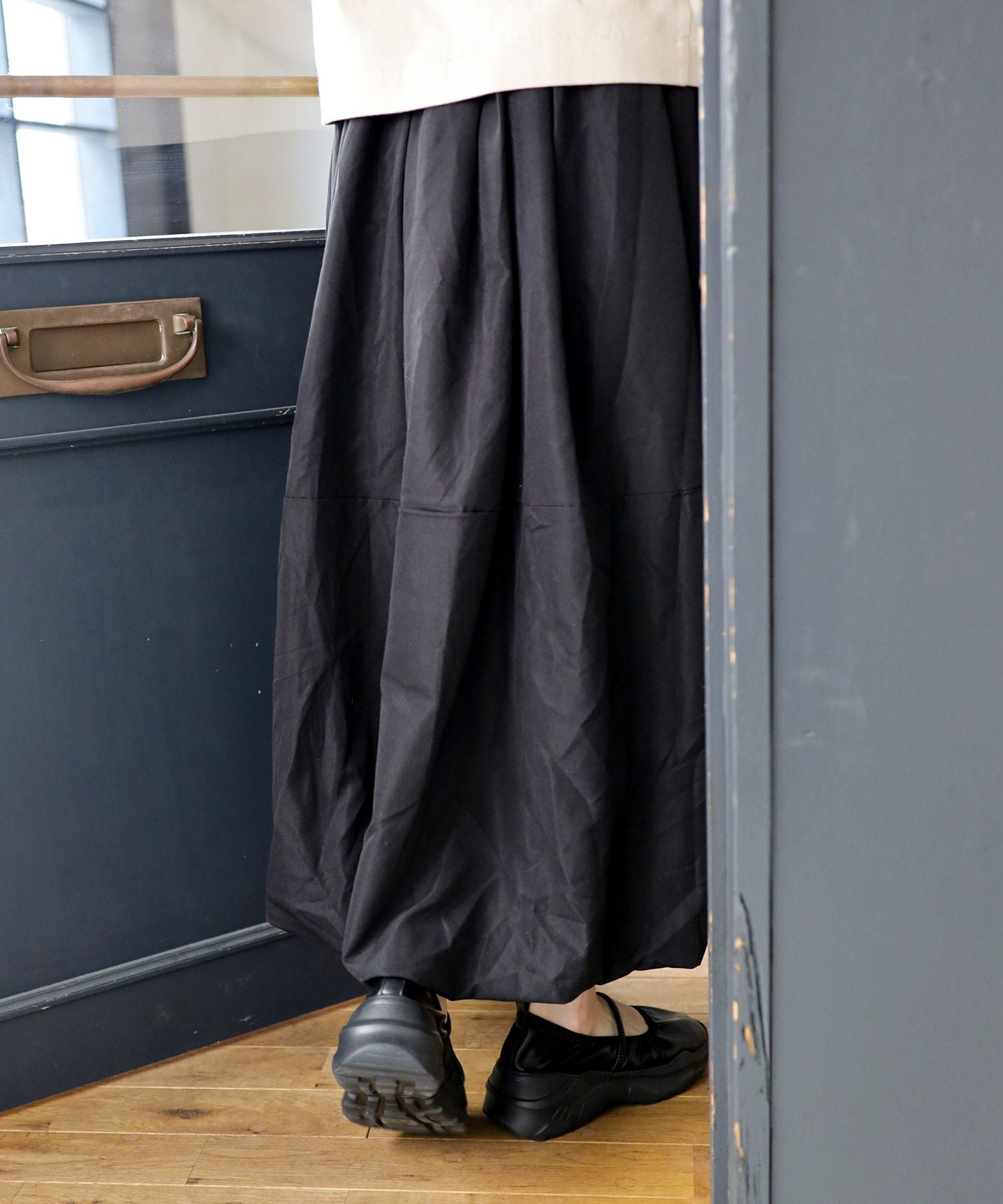 ゴムストラップマシュマロフィット厚底スニーカー▲返品不可