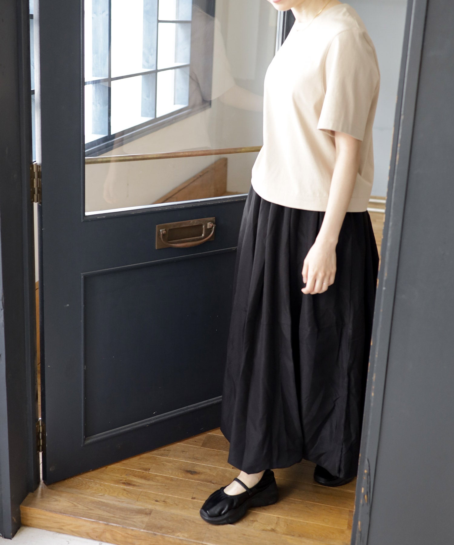 ゴムストラップマシュマロフィット厚底スニーカー▲返品不可