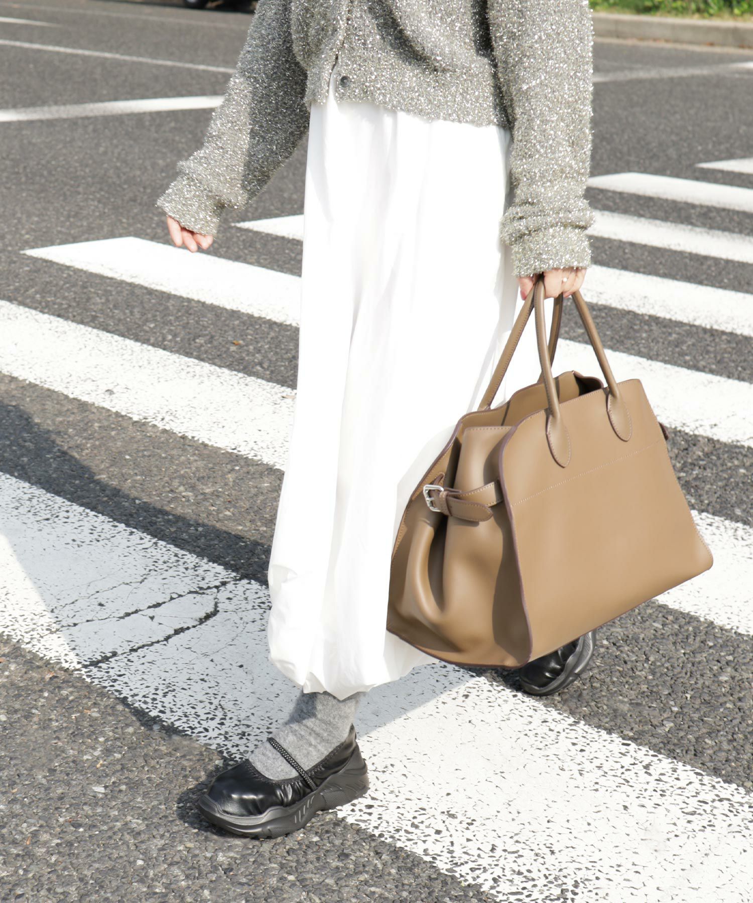 ゴムストラップマシュマロフィット厚底スニーカー▲返品不可