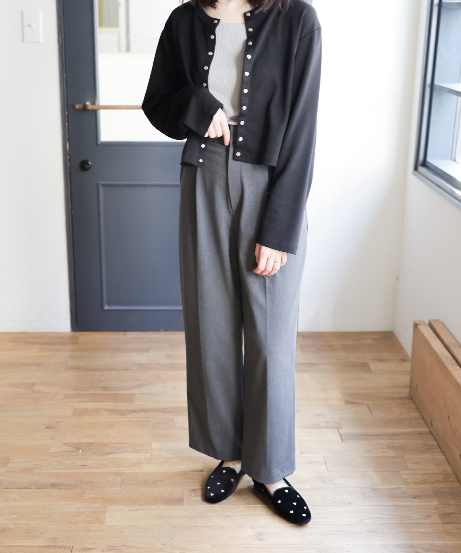 ハート刺繍ローファーパンプス NEWカラー・NEWサイズ | SESTO(セスト