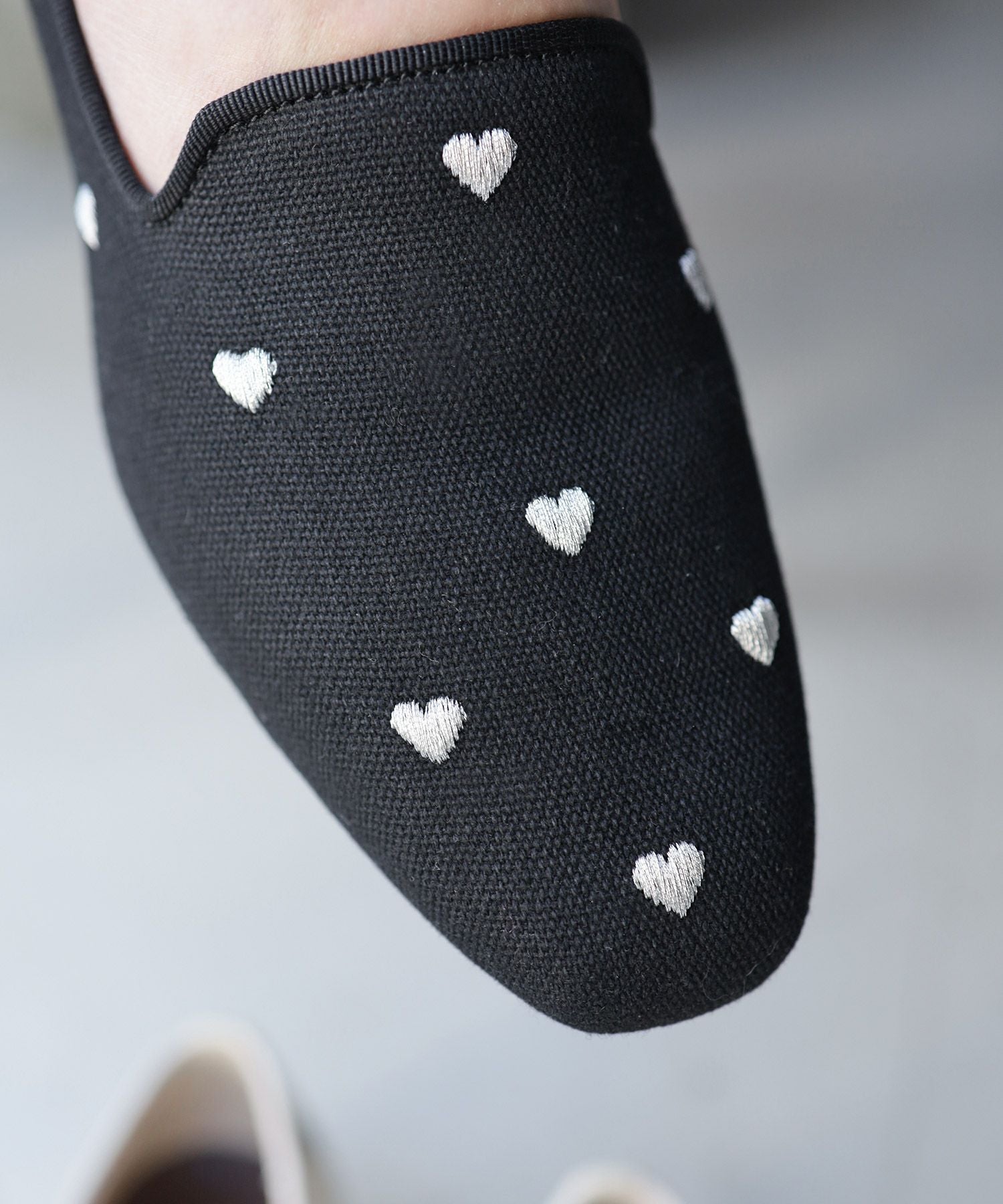 ハート刺繍ローファーパンプス NEWカラー・NEWサイズ