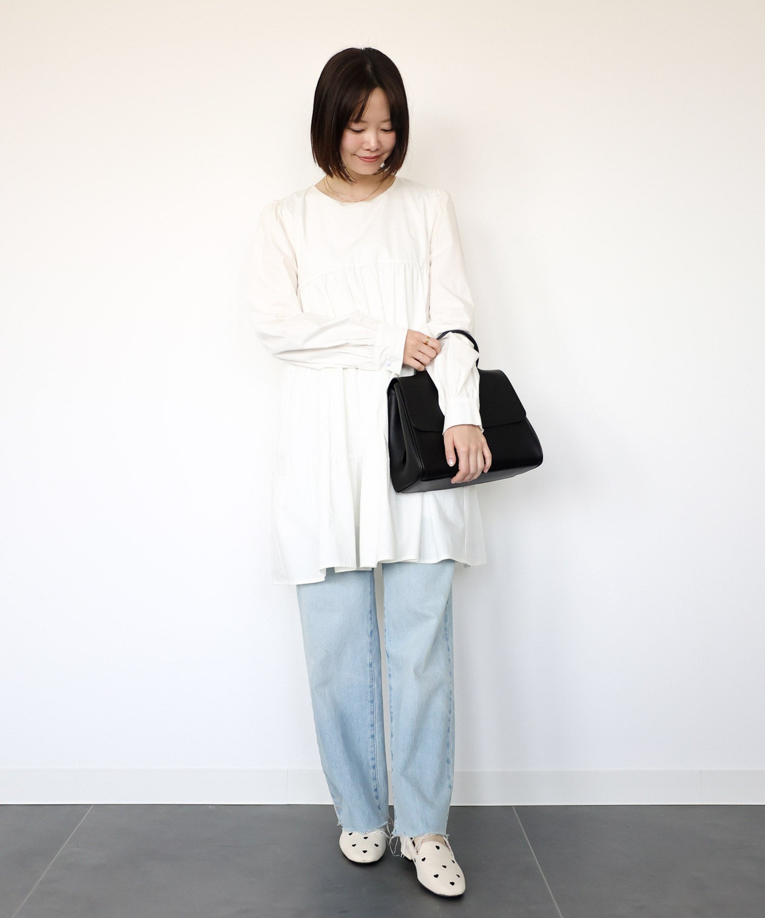 ハート刺繍ローファーパンプス NEWカラー・NEWサイズ