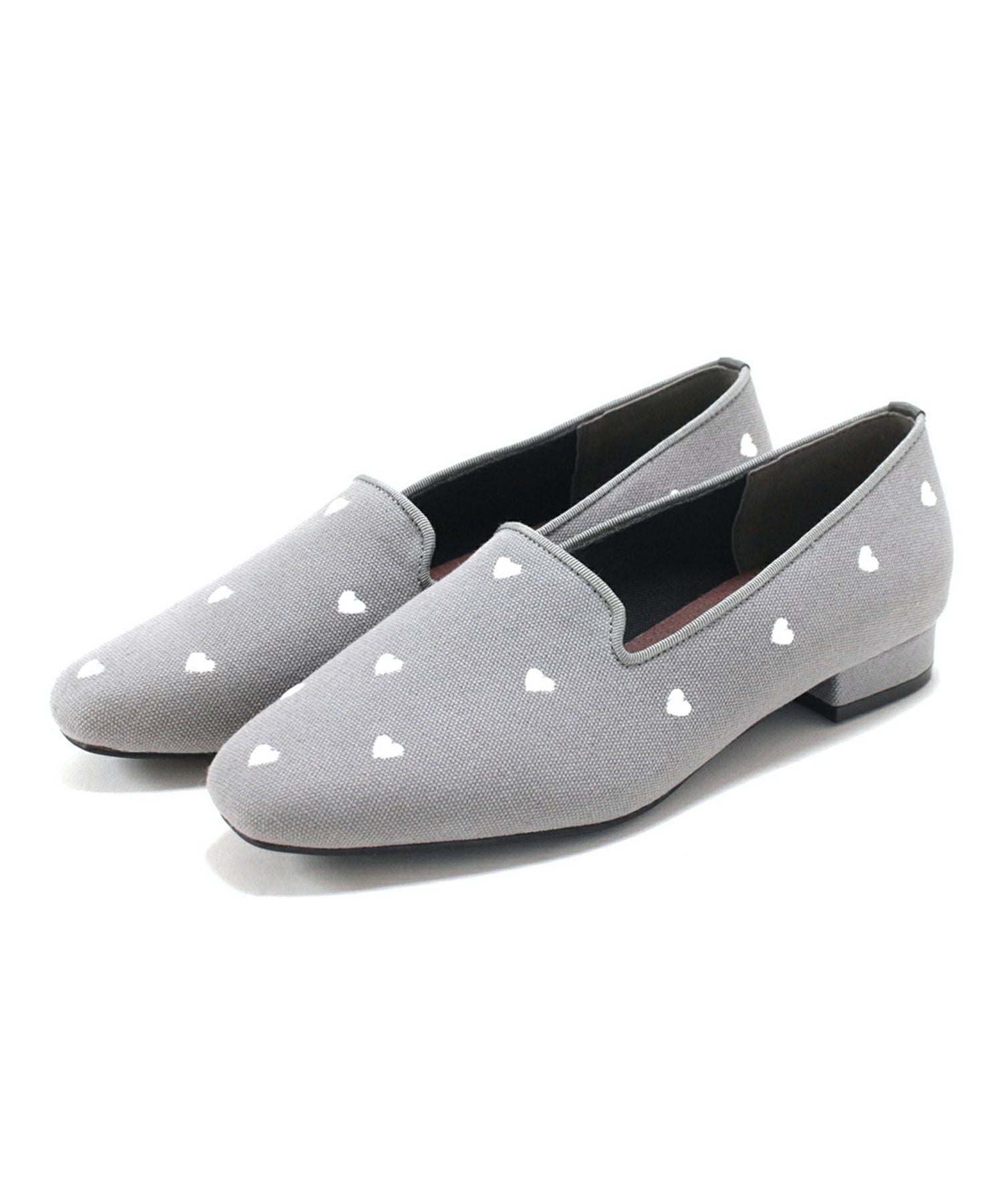 ハート刺繍ローファーパンプス NEWカラー・NEWサイズ