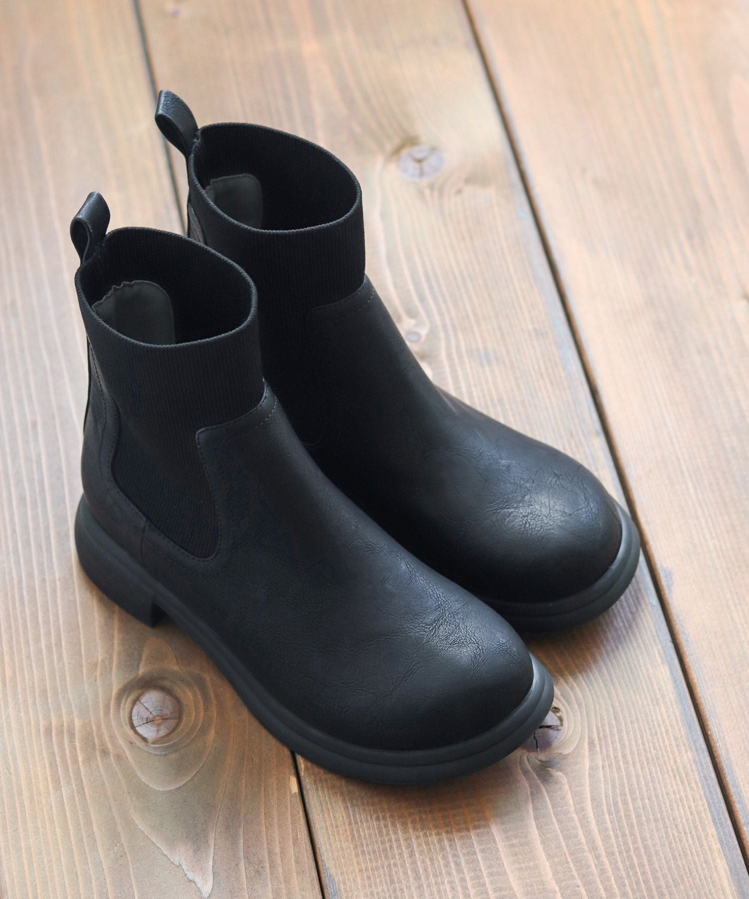 ニットストレッチショートブーツ△返品不可 | SESTO(セスト