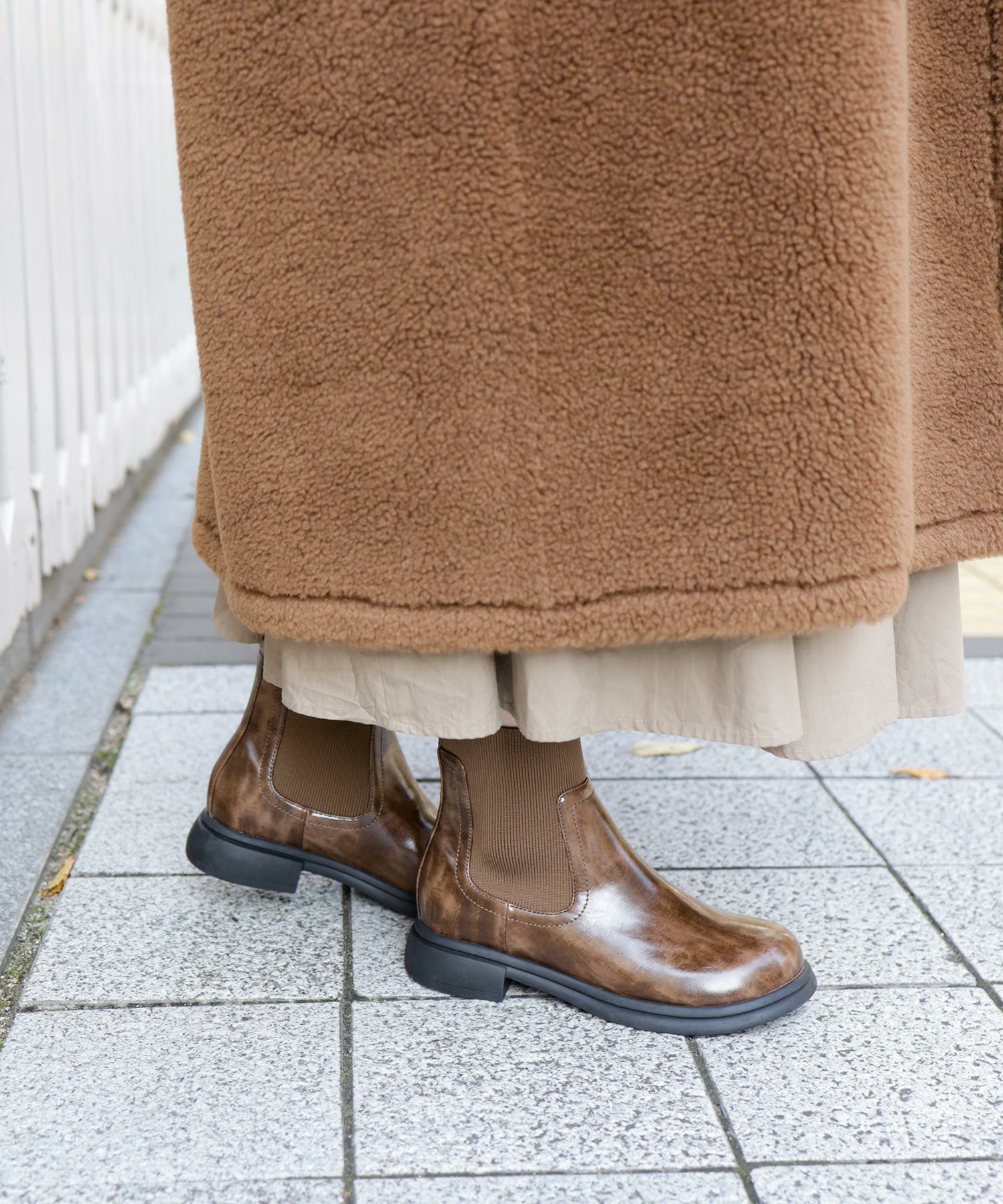 ニットストレッチショートブーツ△返品不可 | SESTO(セスト