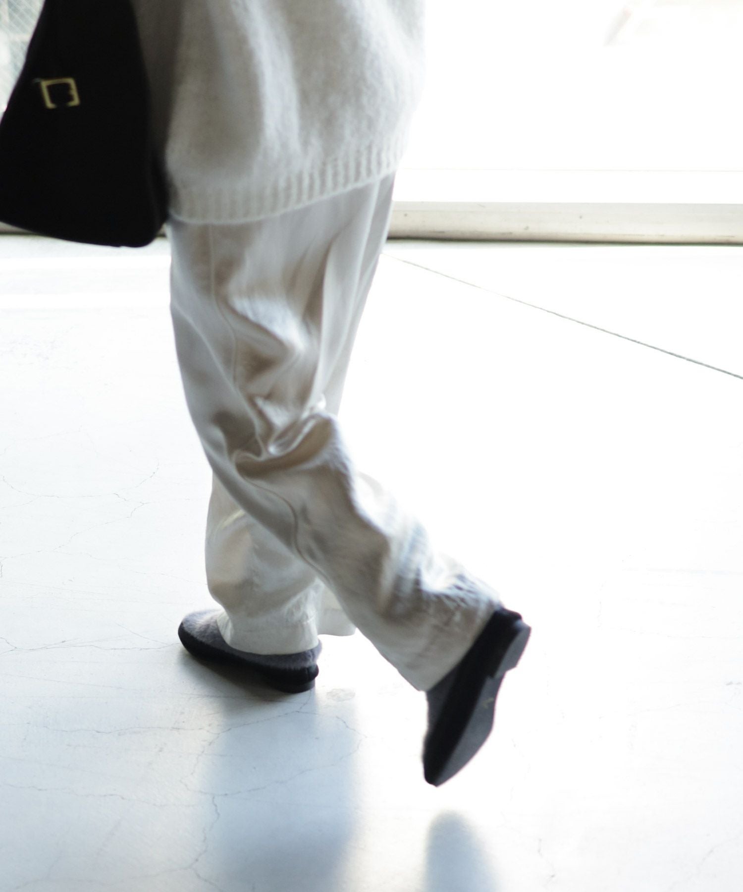 軽量あったかシャギーニットスリッポン Newカラー▲返品不可