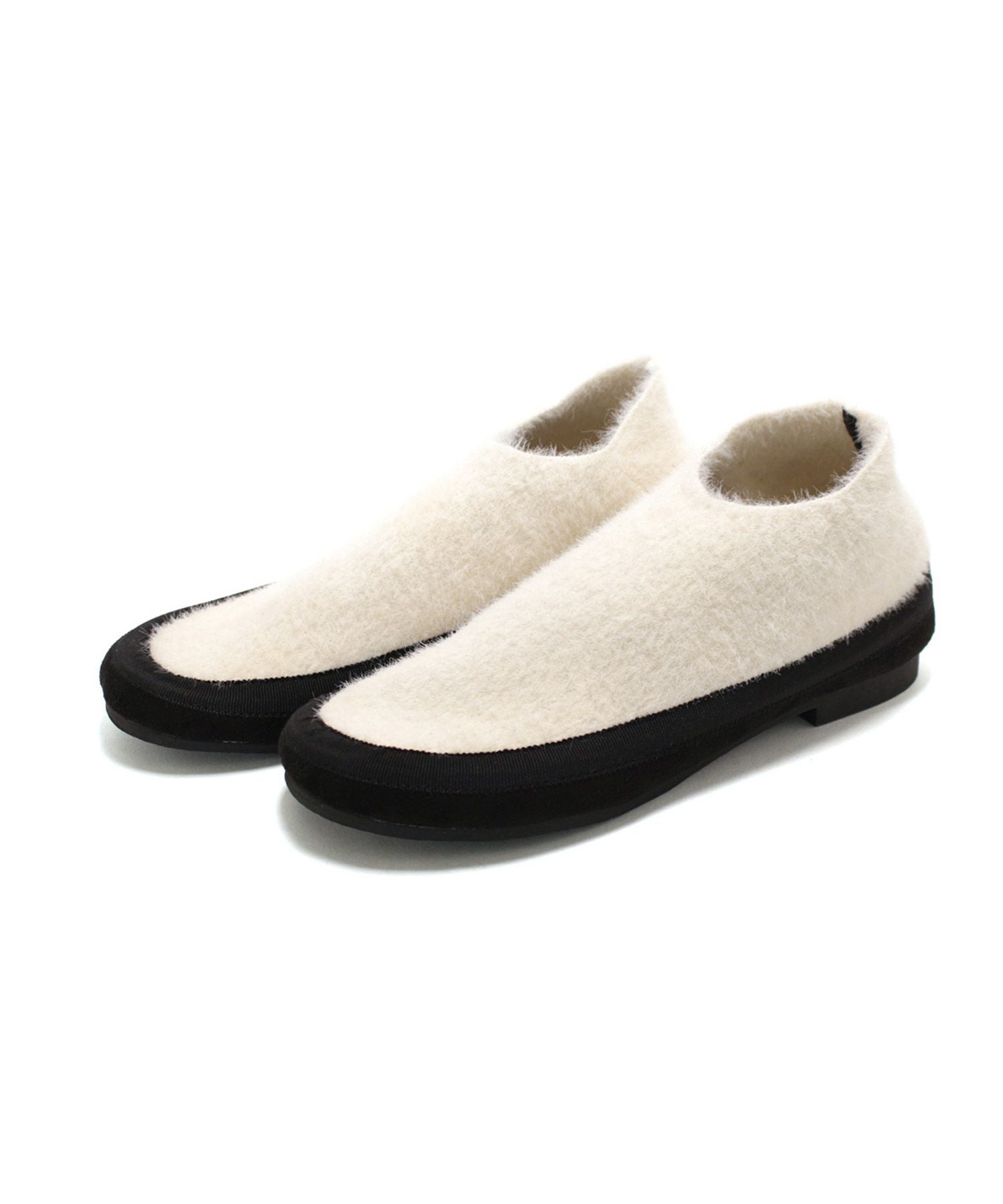 軽量あったかシャギーニットスリッポン Newカラー▲返品不可