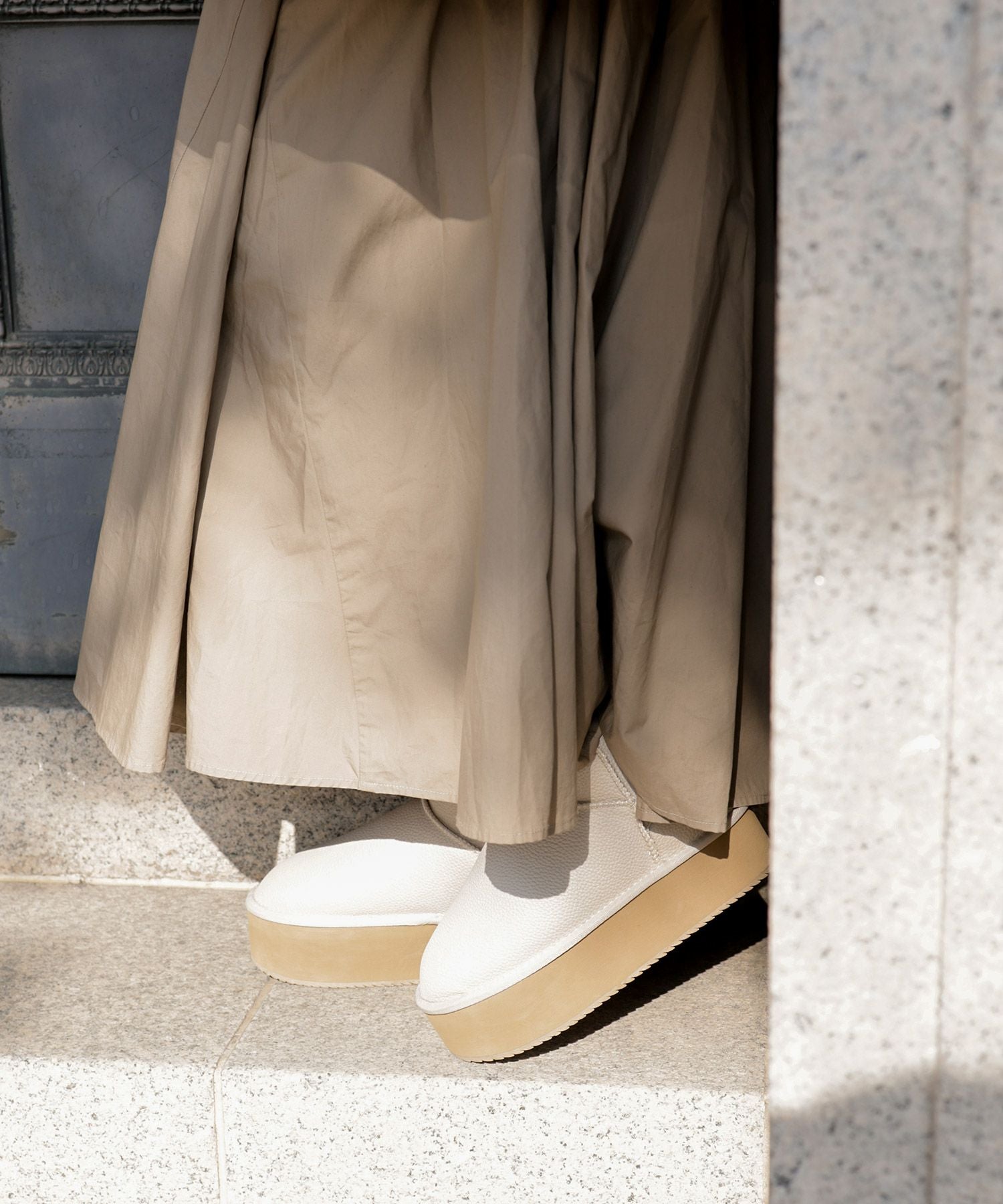 軽量厚底ムートンブーツ▲返品交換不可