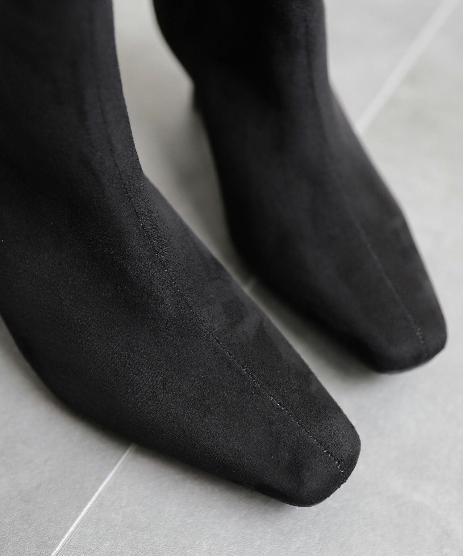 ミッドヒールストレートブーツ Newカラー