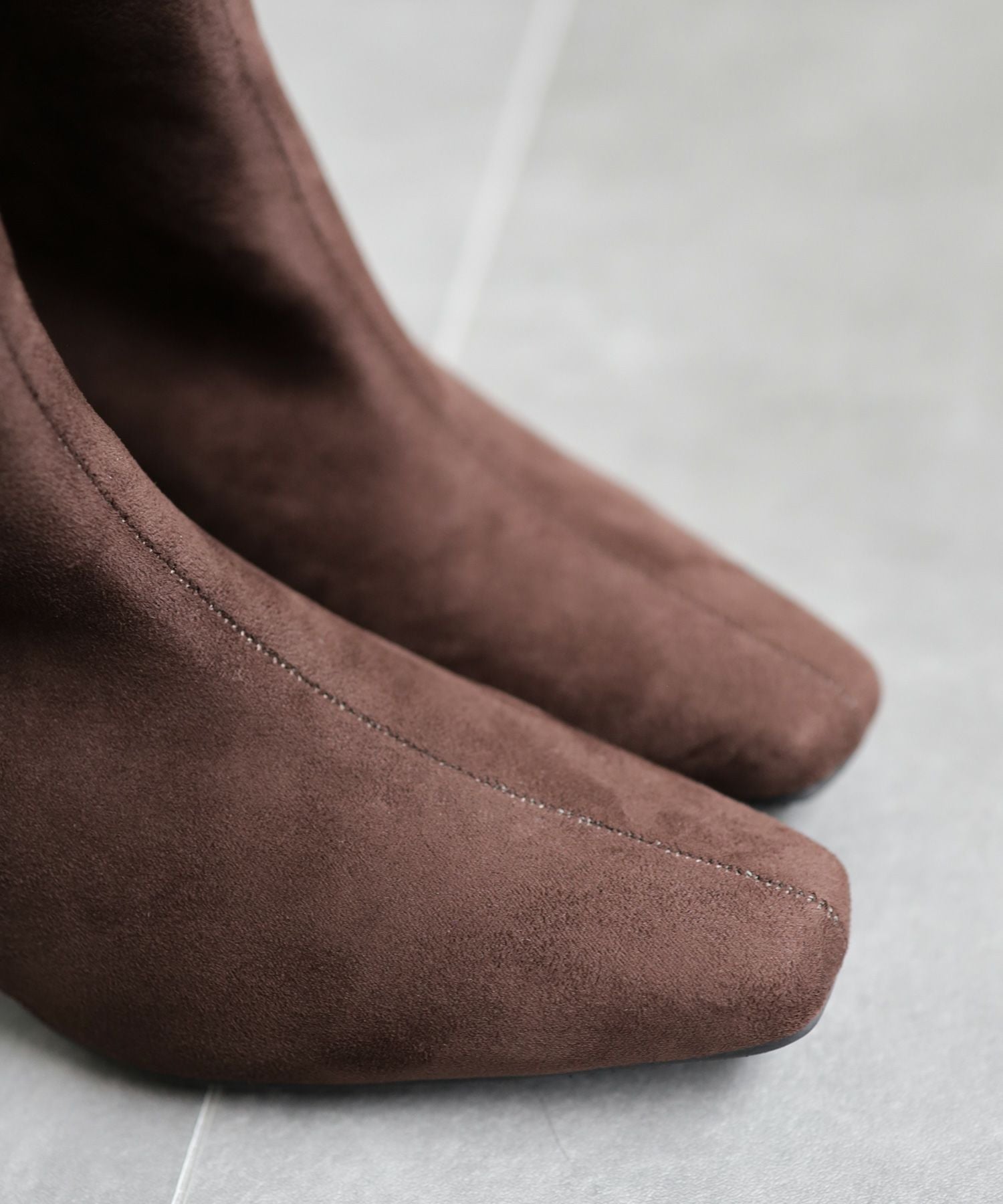 ミッドヒールストレートブーツ Newカラー