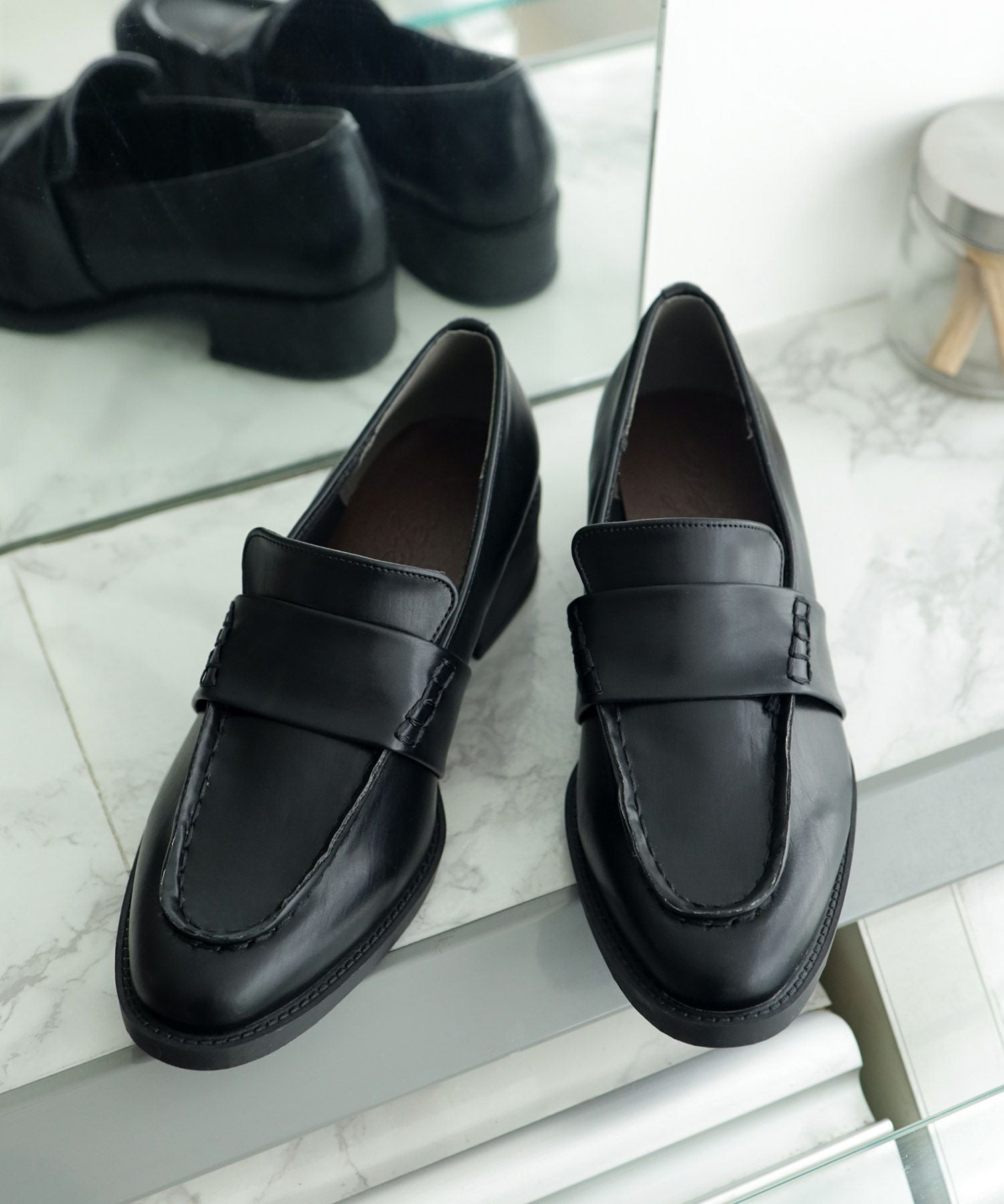 ステッチローファー▲返品不可