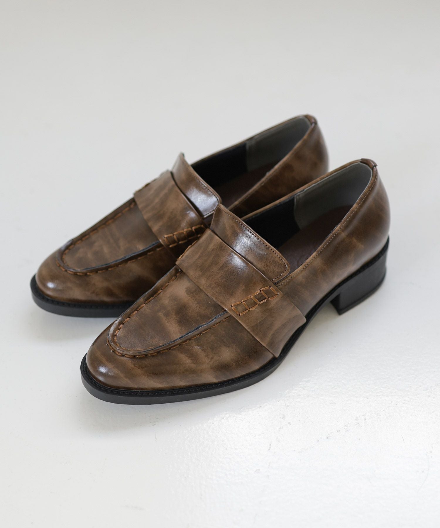 ステッチローファー▲返品不可