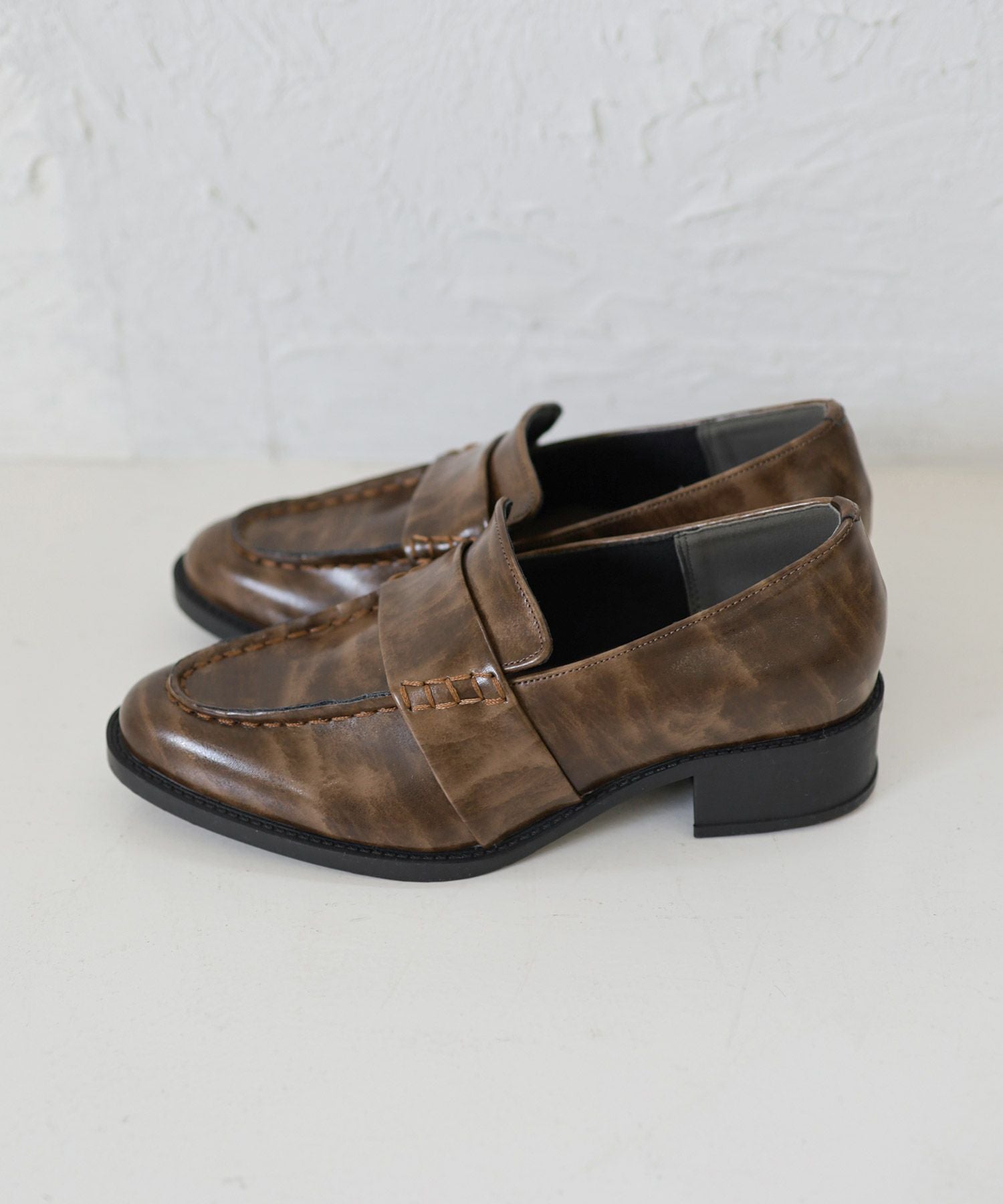 ステッチローファー▲返品不可