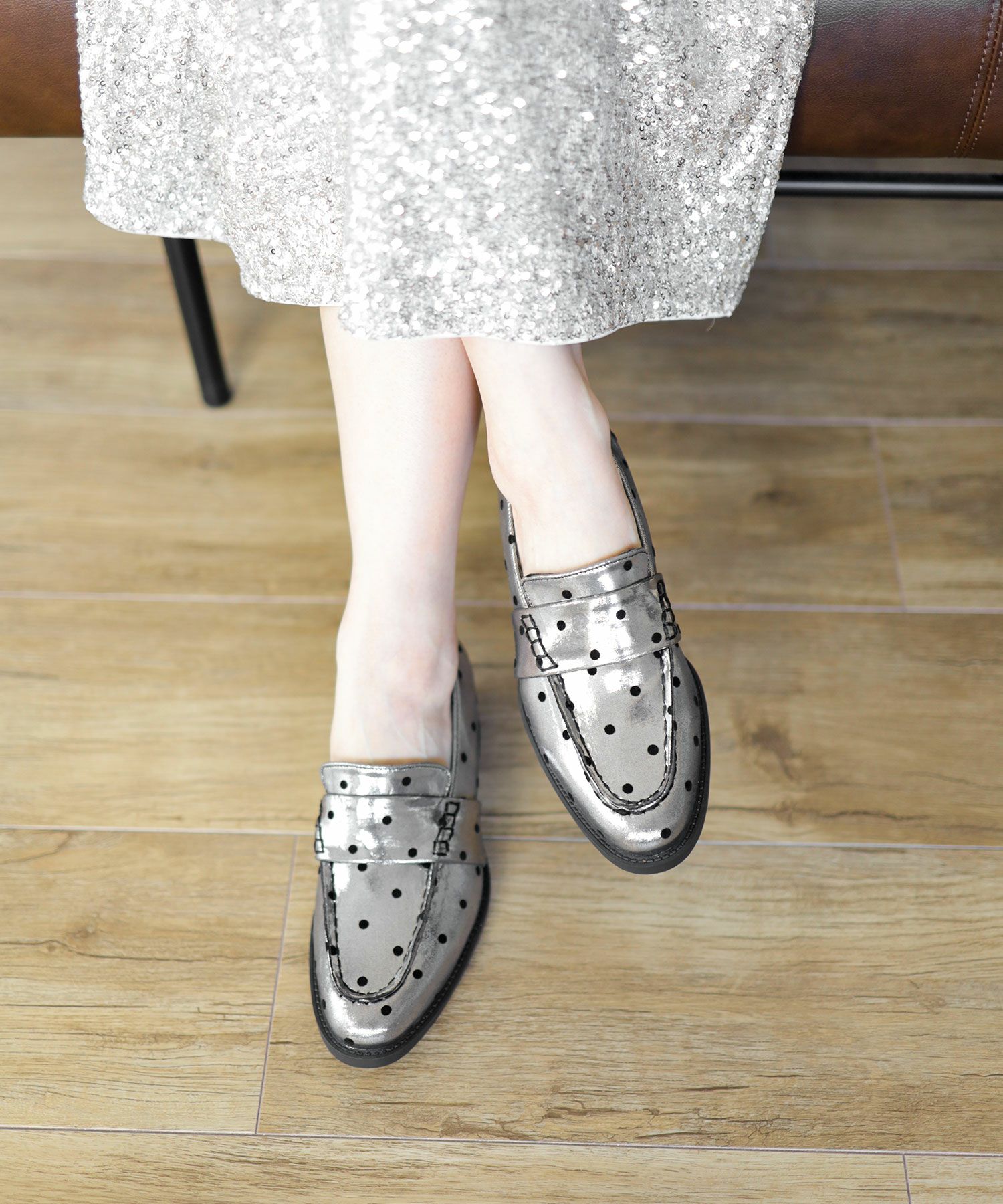 ステッチローファー▲返品不可