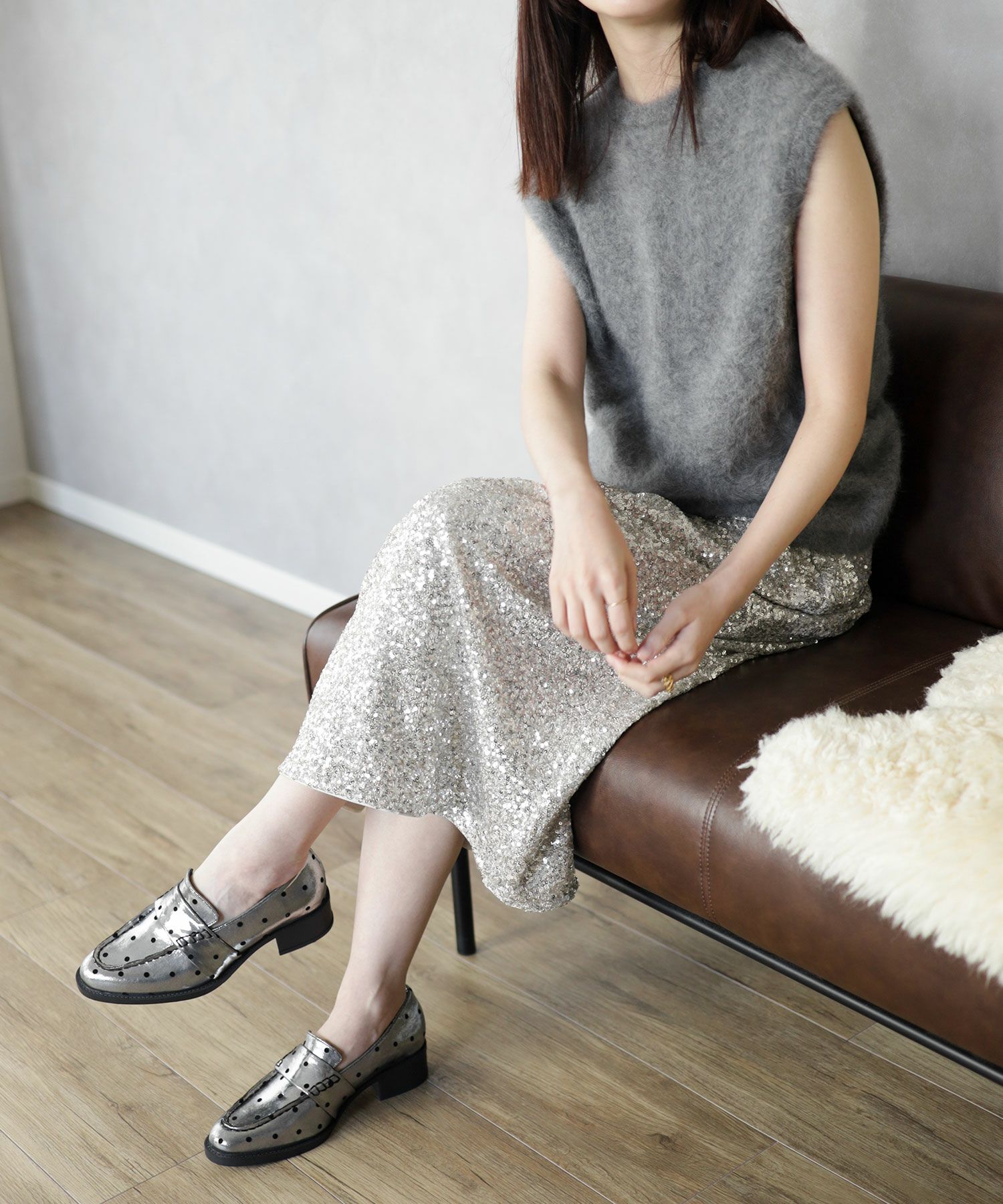 ステッチローファー▲返品不可