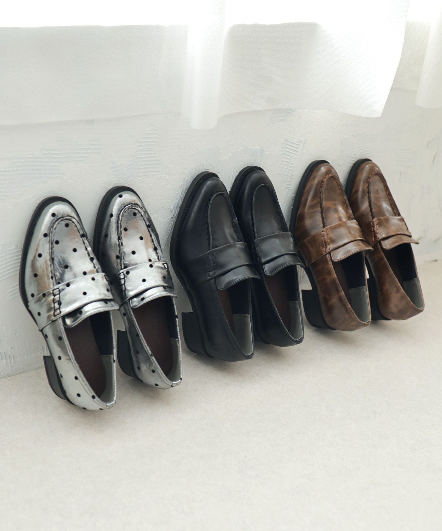 ステッチローファー▲返品不可