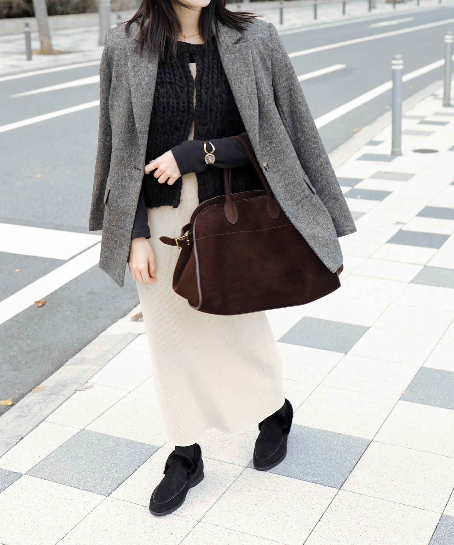 1.2cmシークレットソールあったかボアスリッポンスニーカー▲返品不可