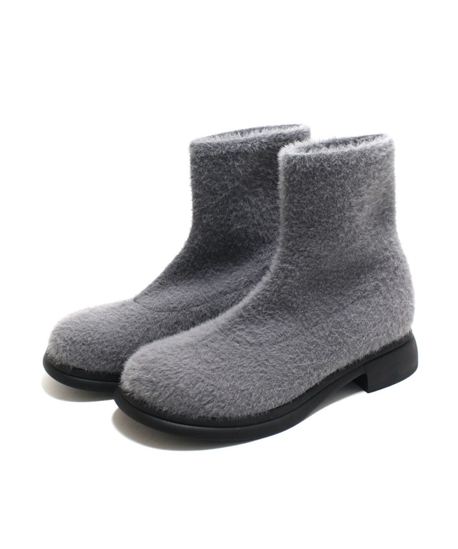 あったかシャギーソックスショートブーツ
