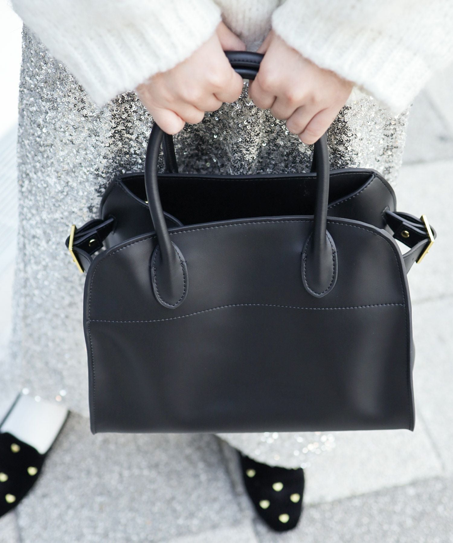 リアルレザーミドルサイズトートバッグ【公式ショップ限定販売アイテム