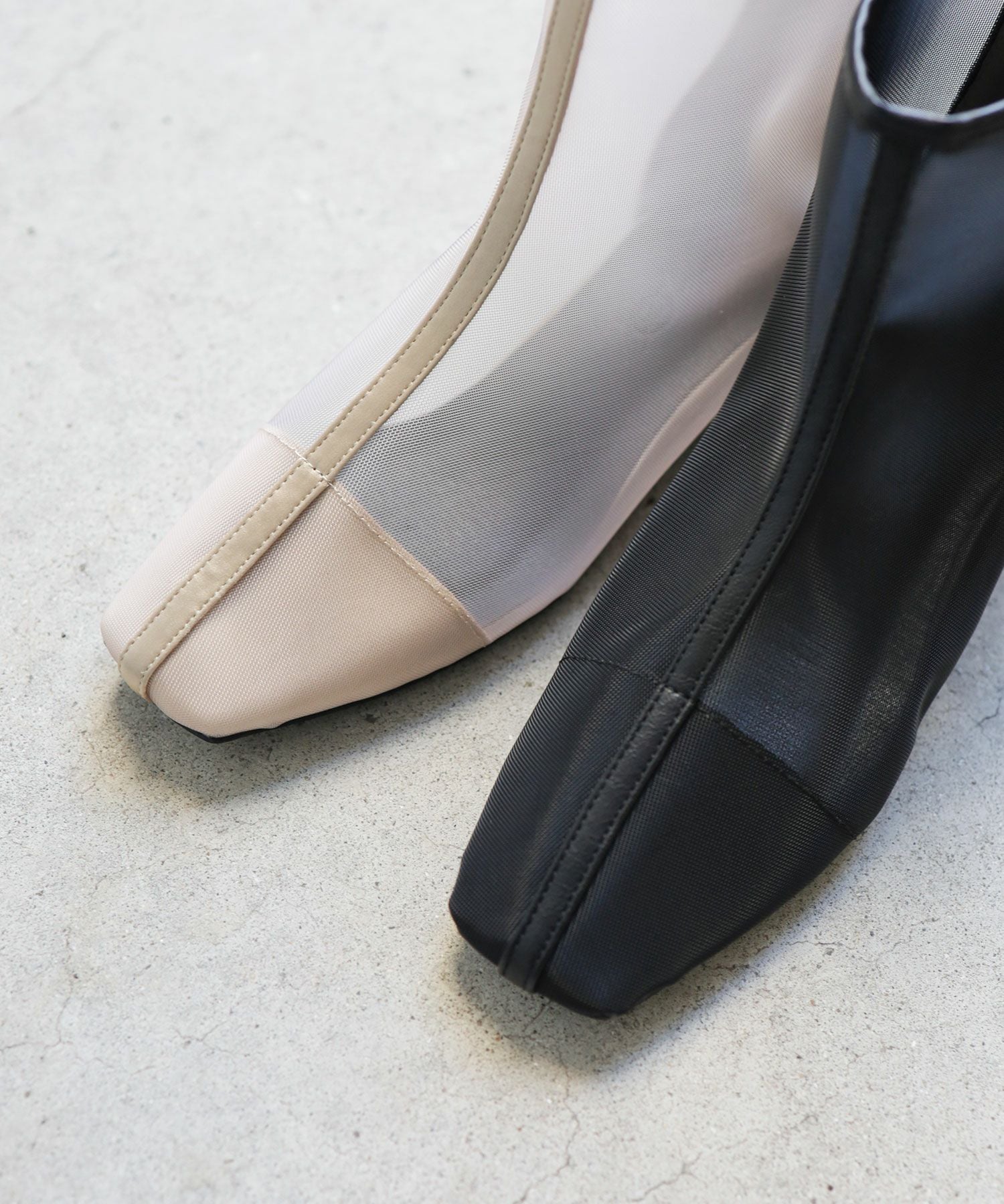 シースルーショートブーツ