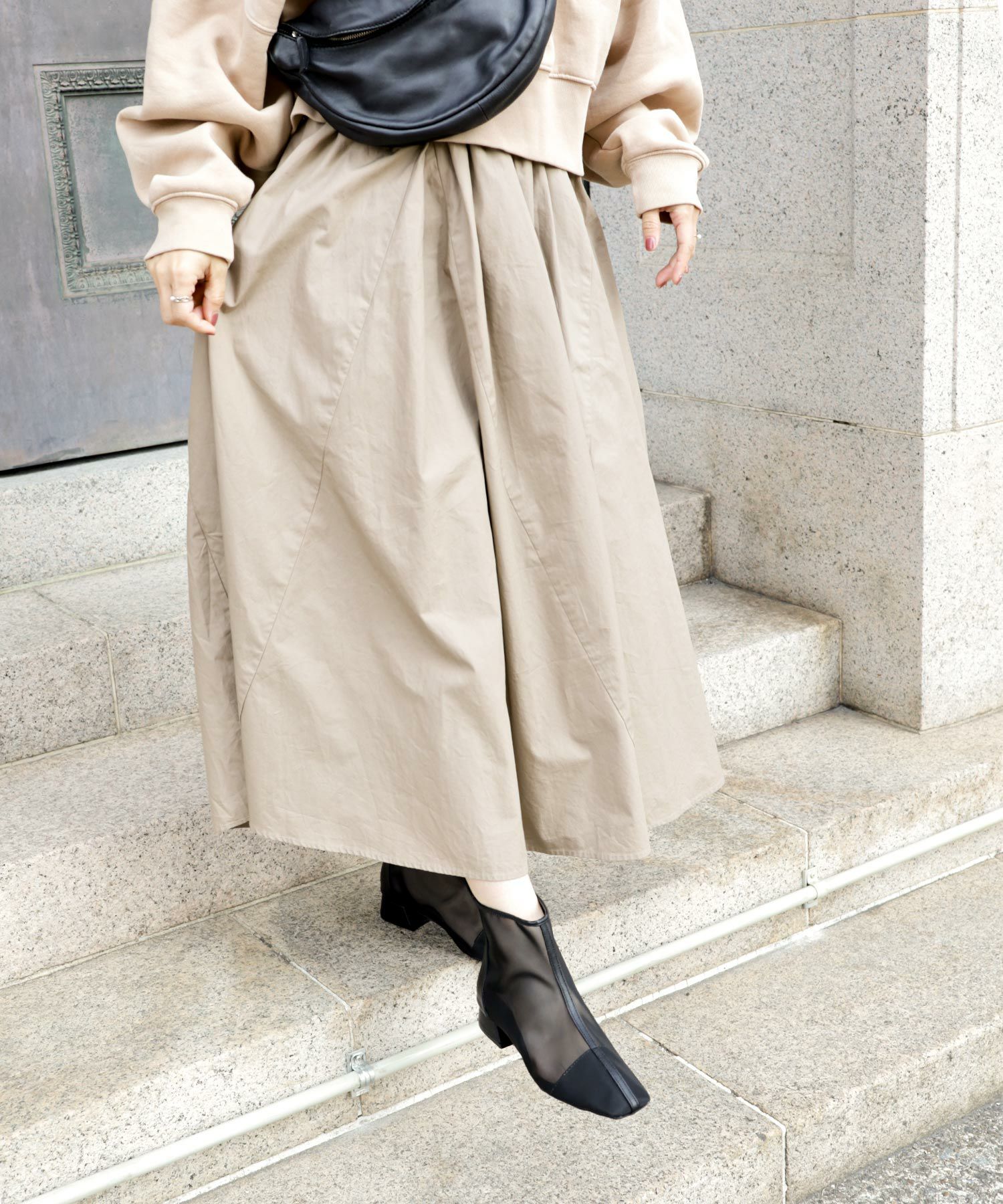 シースルーショートブーツ