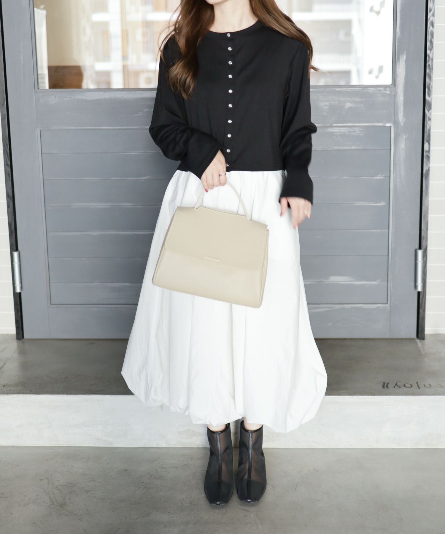 シースルーショートブーツ