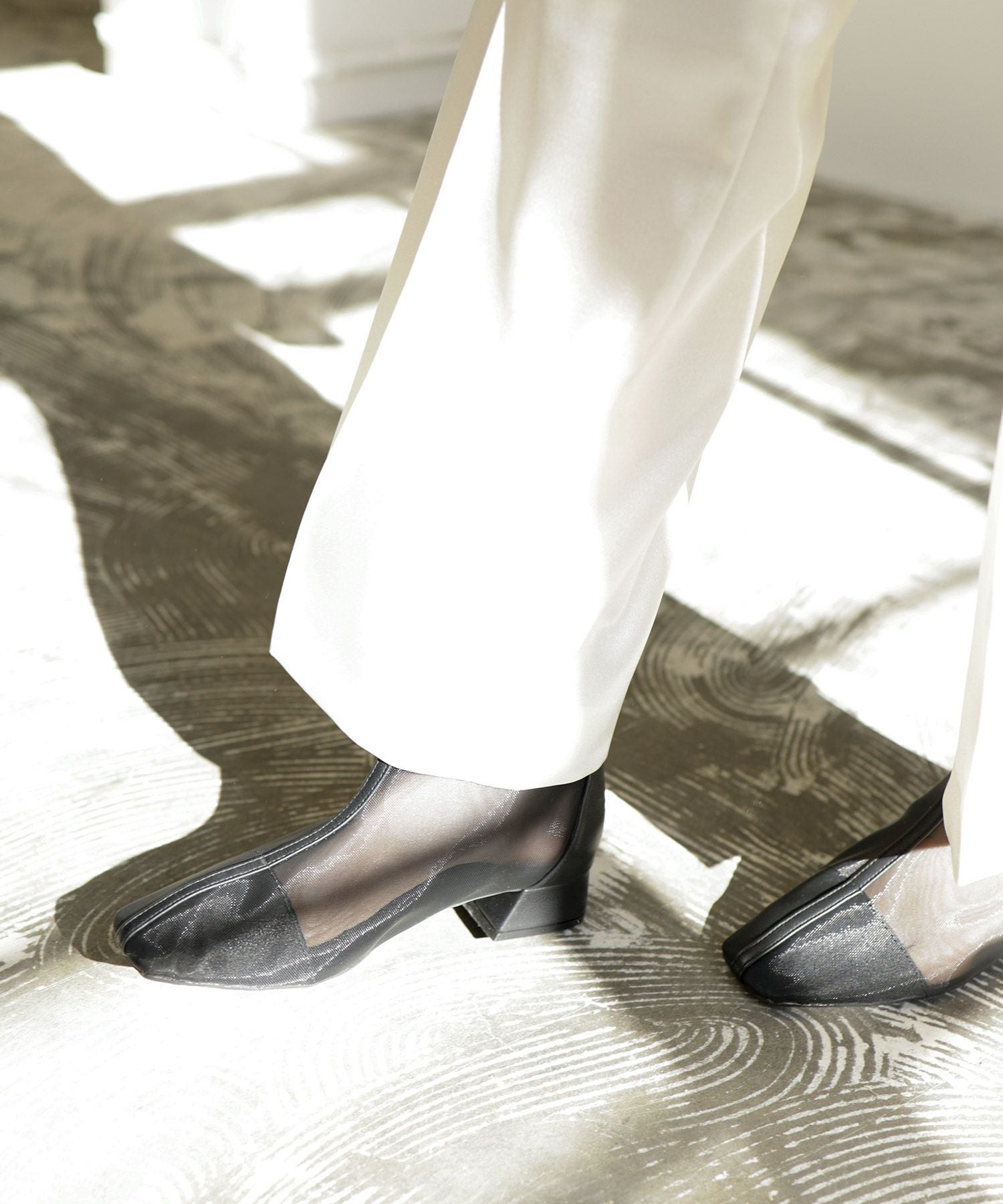 シースルーショートブーツ