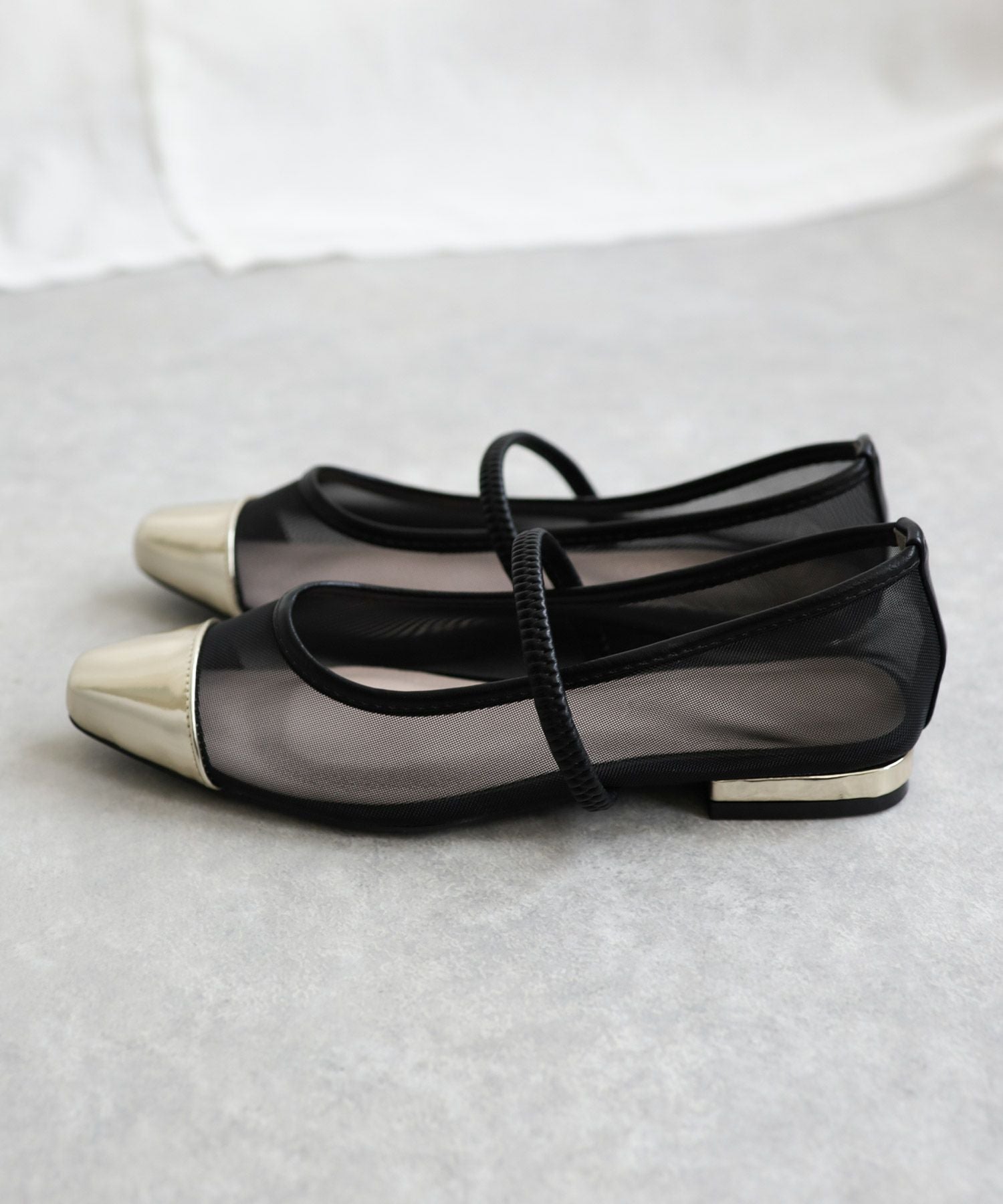 シースルーメリージェーンパンプス