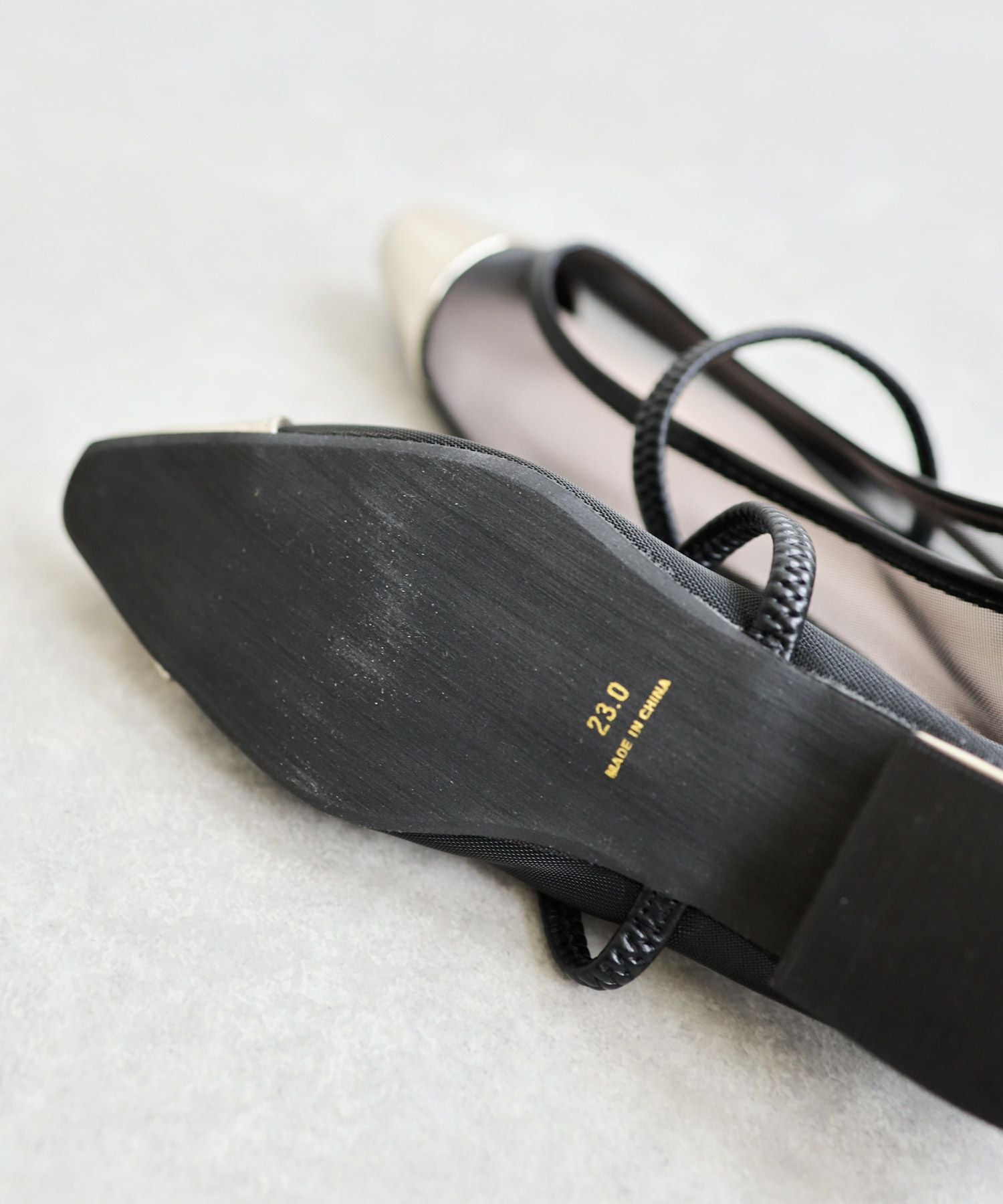 シースルーメリージェーンパンプス