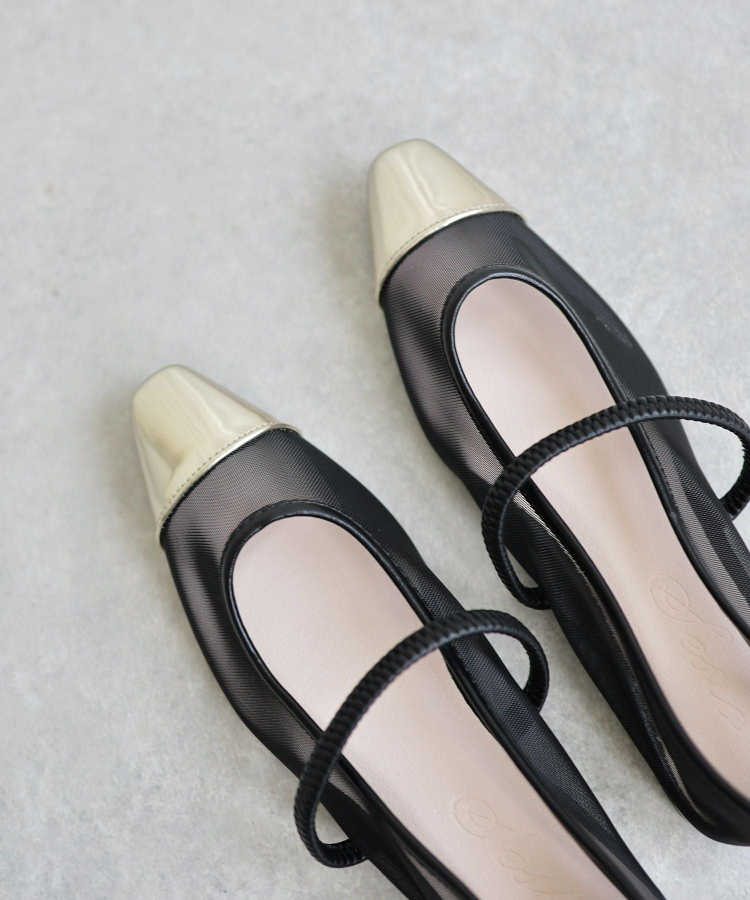 シースルーメリージェーンパンプス