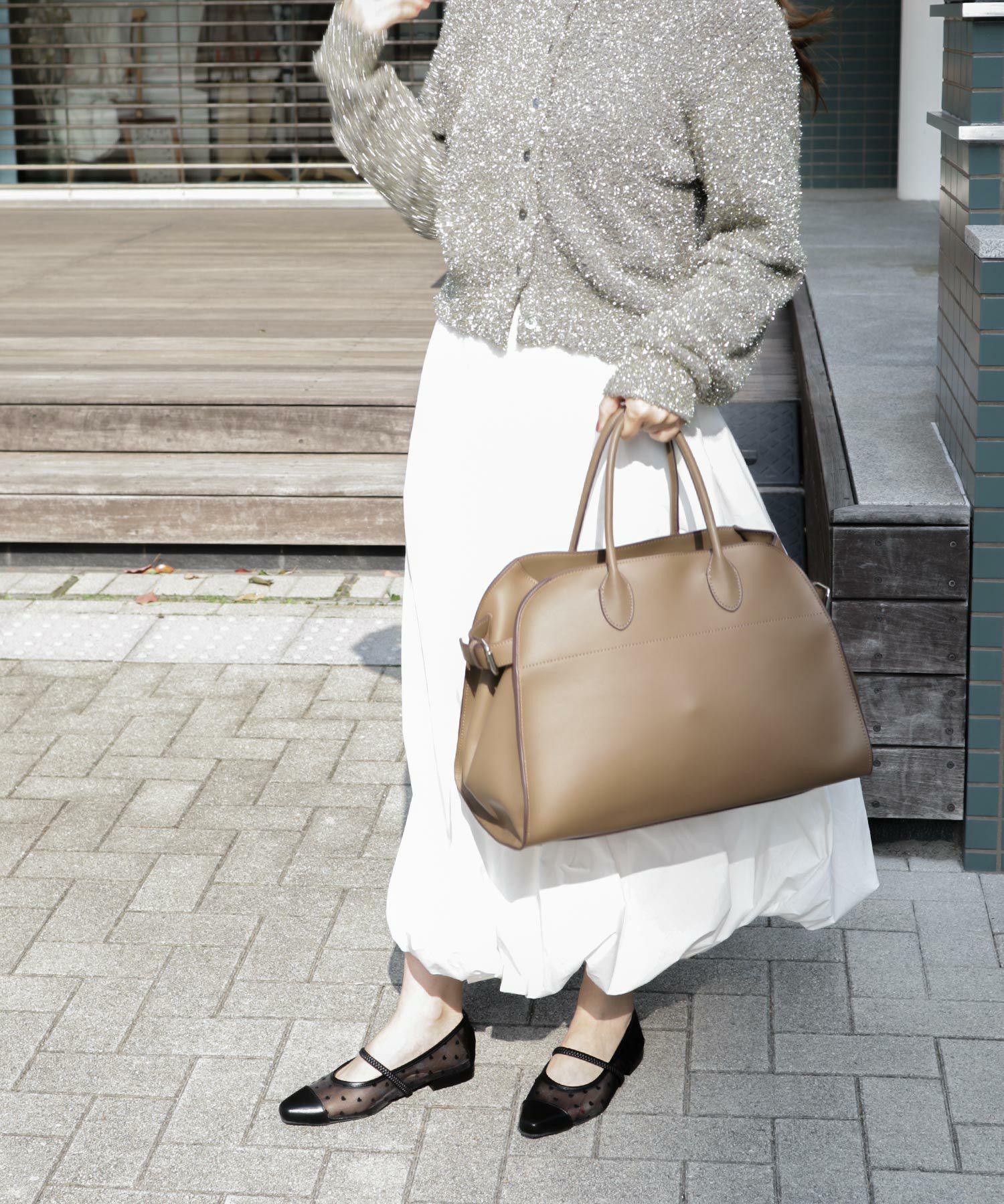 シースルーメリージェーンパンプス