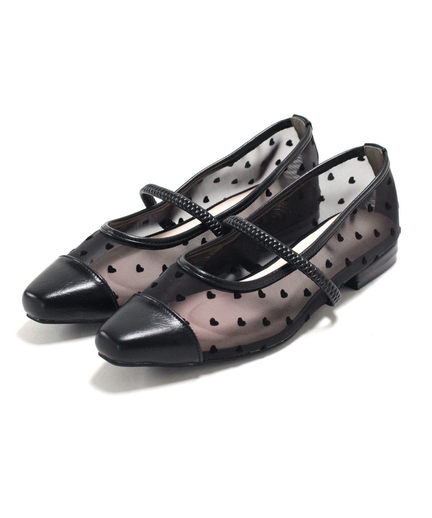 シースルーメリージェーンパンプス